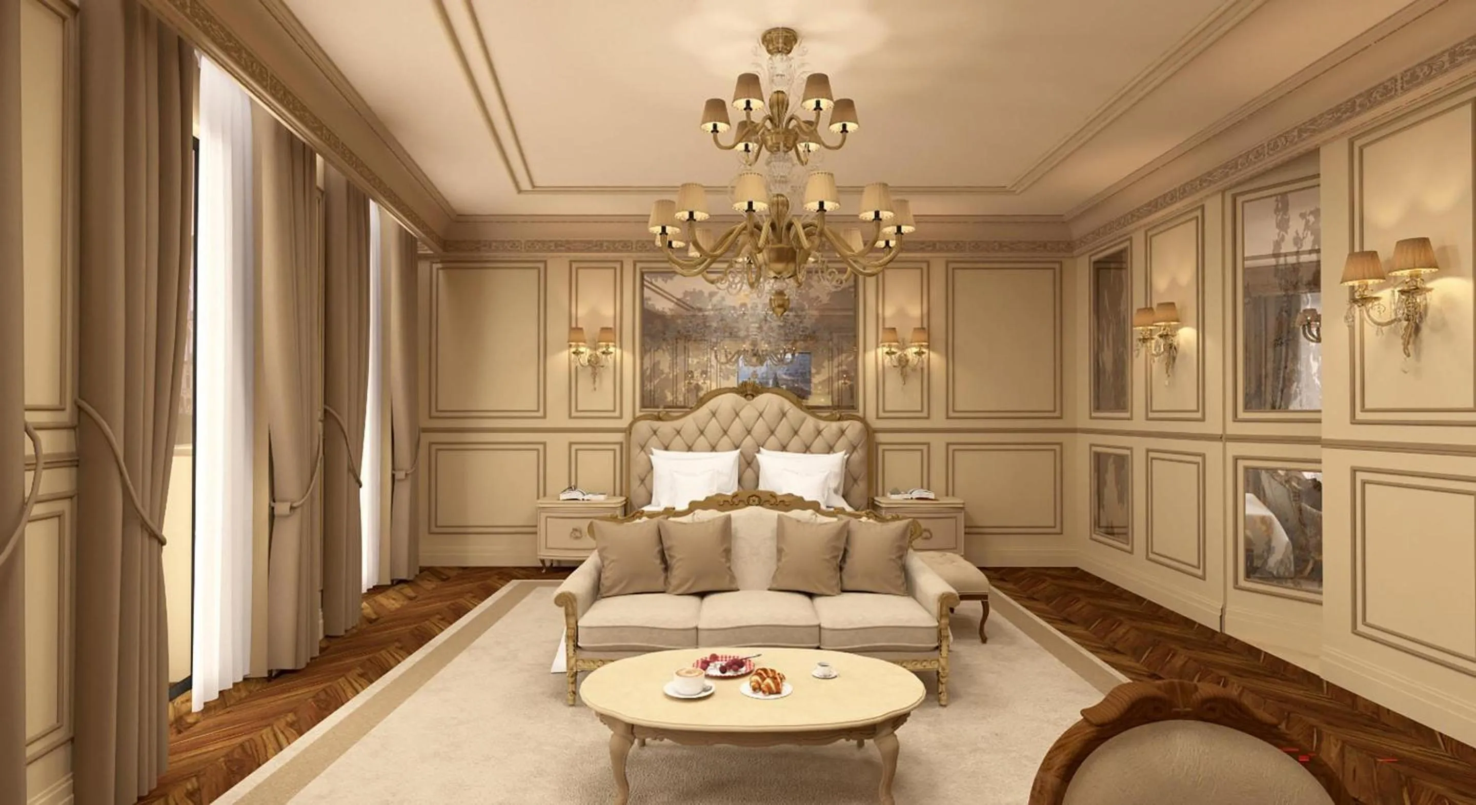 Bedroom in Hotel Savoia e Jolanda, WorldHotels Elite