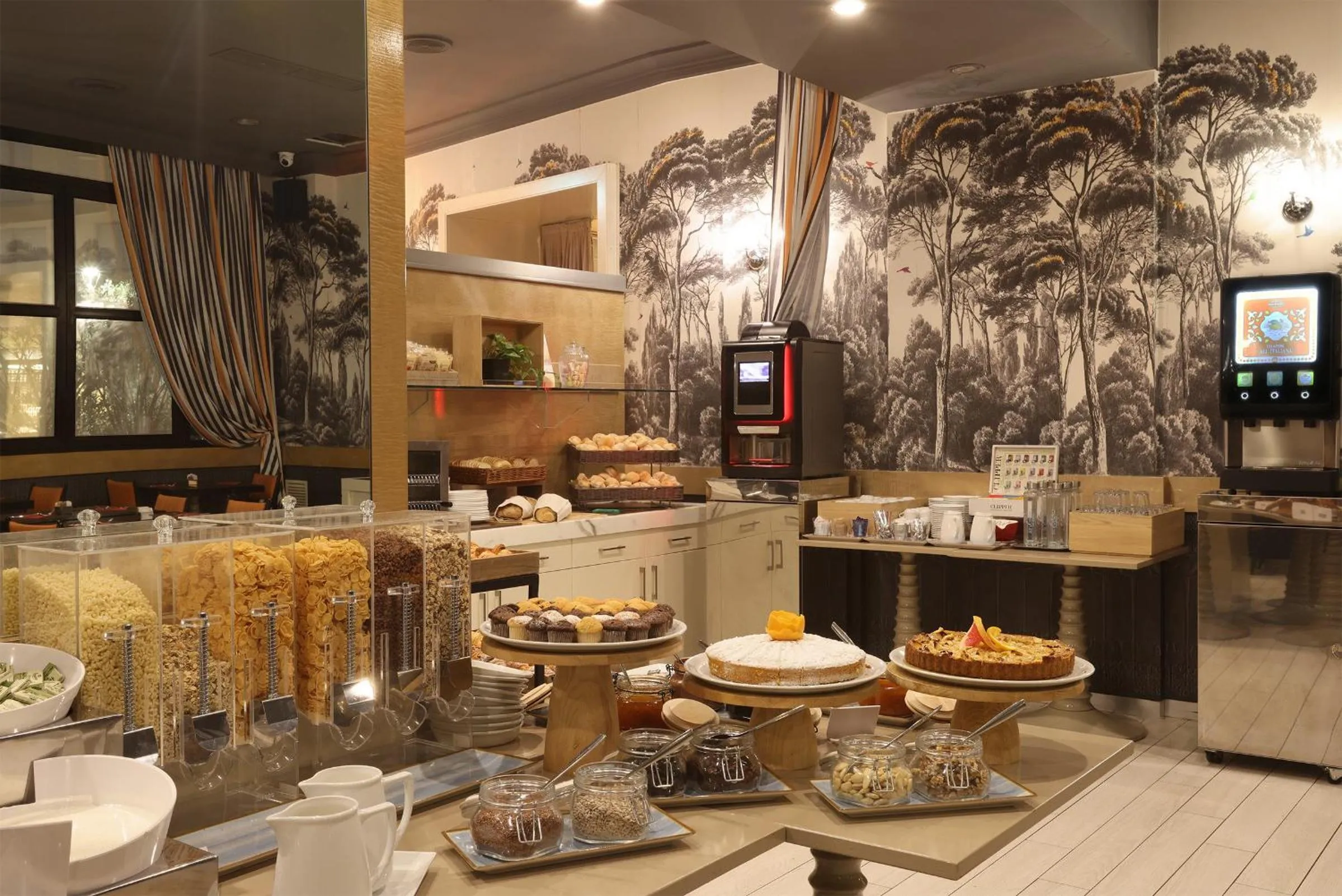 Buffet breakfast in Leonardo Hotel Milan City Center