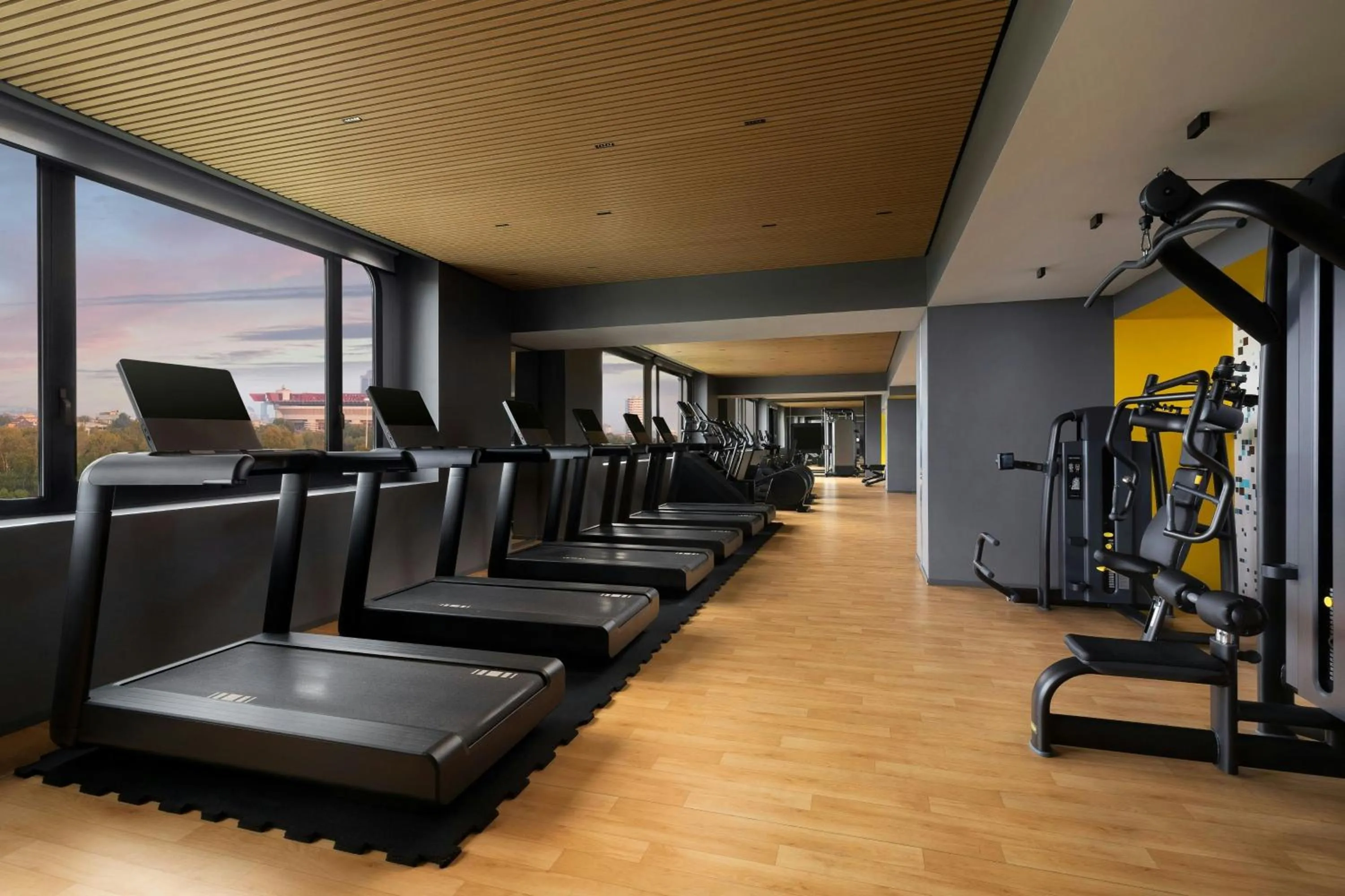 Fitness centre/facilities in Sheraton Milan San Siro