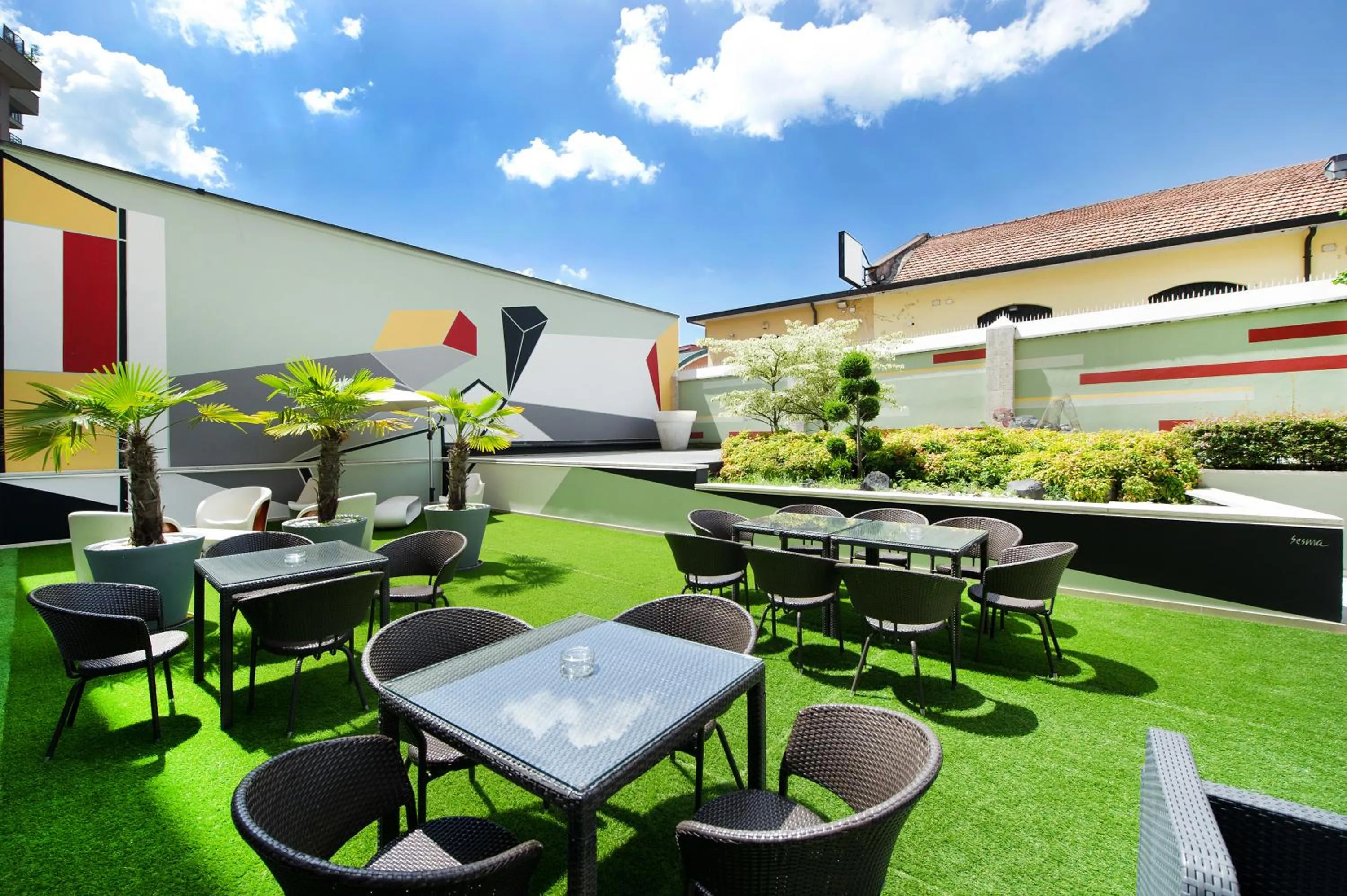 Garden in Art Hotel Navigli