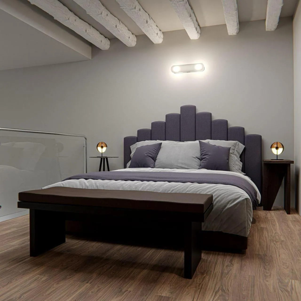 Bed in Hotel American-Dinesen