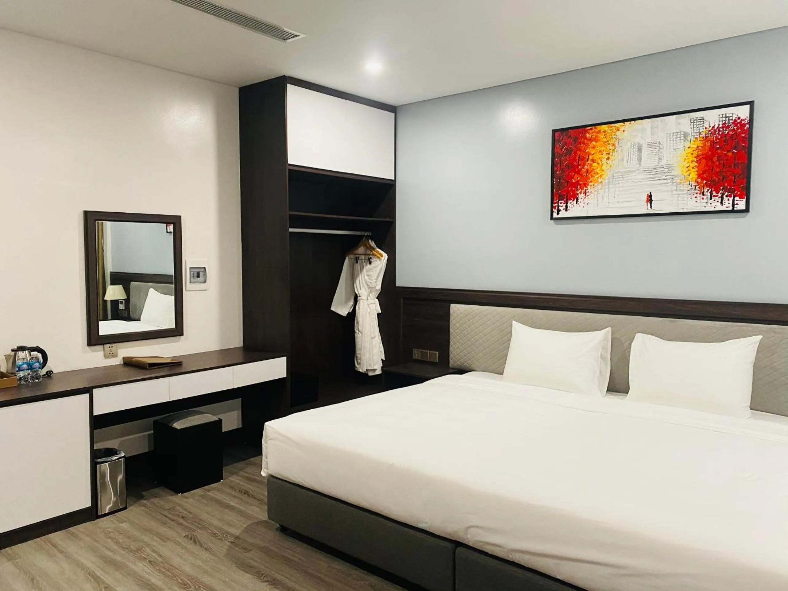 Bed in DIAMOND HOTEL VÂN ĐỒN