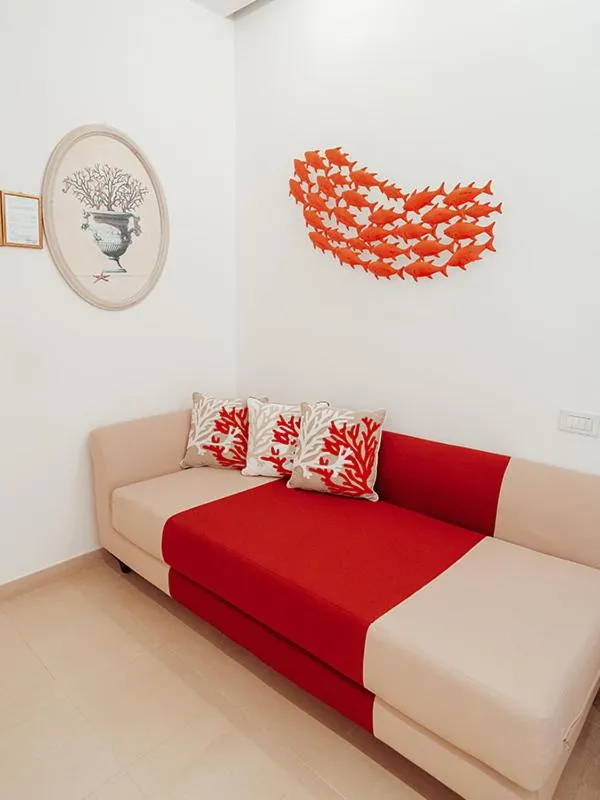 Bed in Hotel Corallo Sorrento