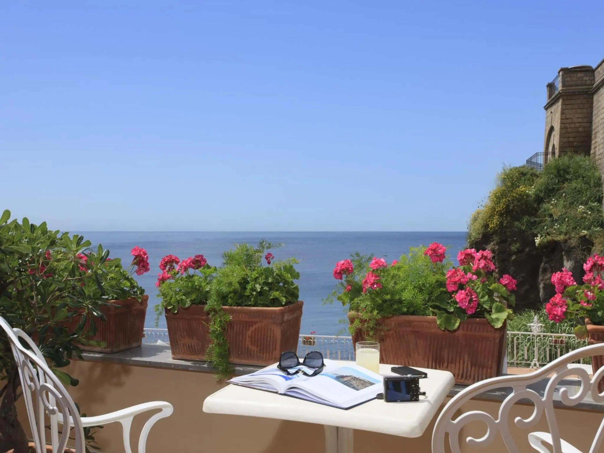 Balcony/Terrace in Hotel Corallo Sorrento