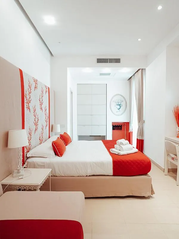 Bed in Hotel Corallo Sorrento