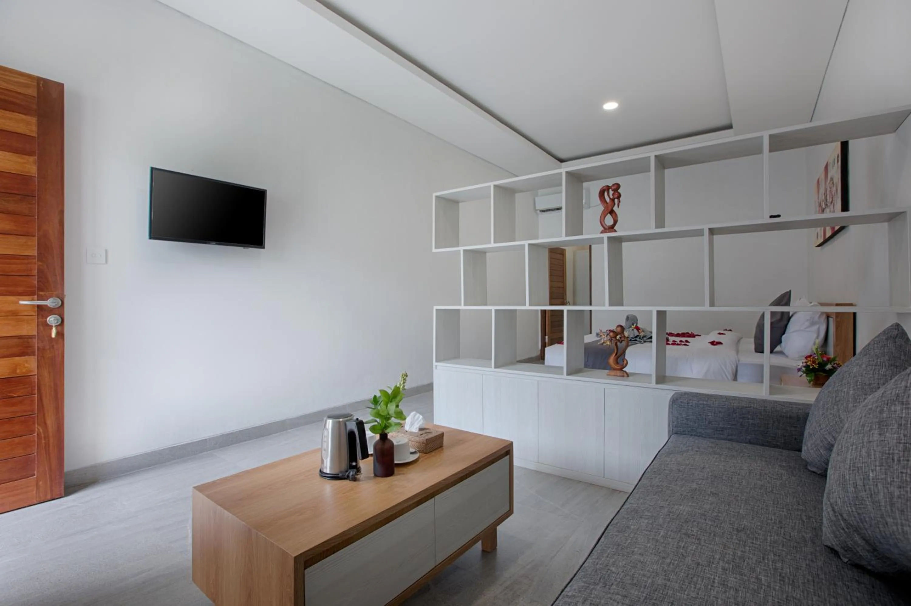 Living room, Bed in Maisaba Canggu Hotel & Coworking Space