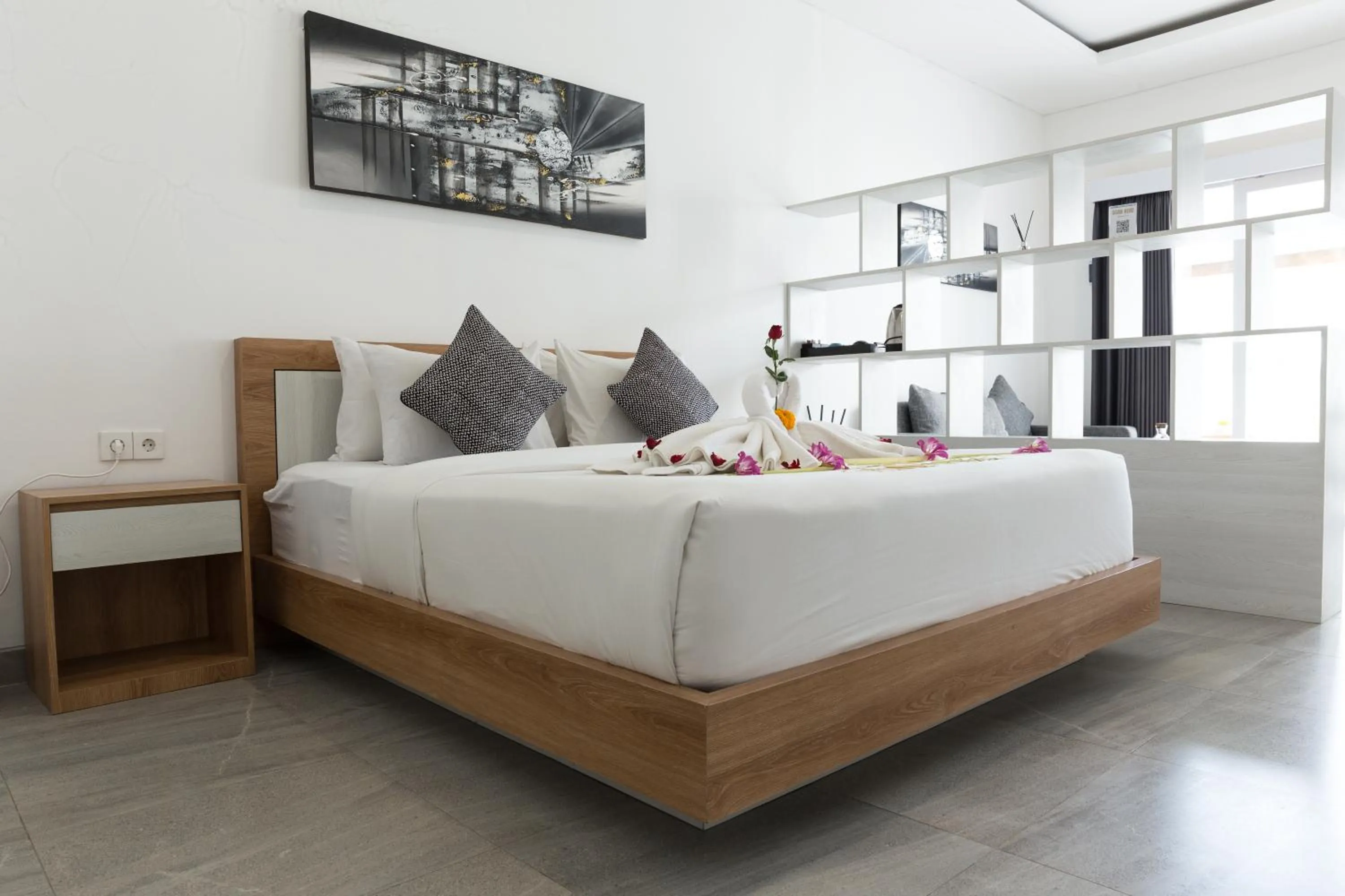 Bed in Maisaba Canggu Hotel & Coworking Space
