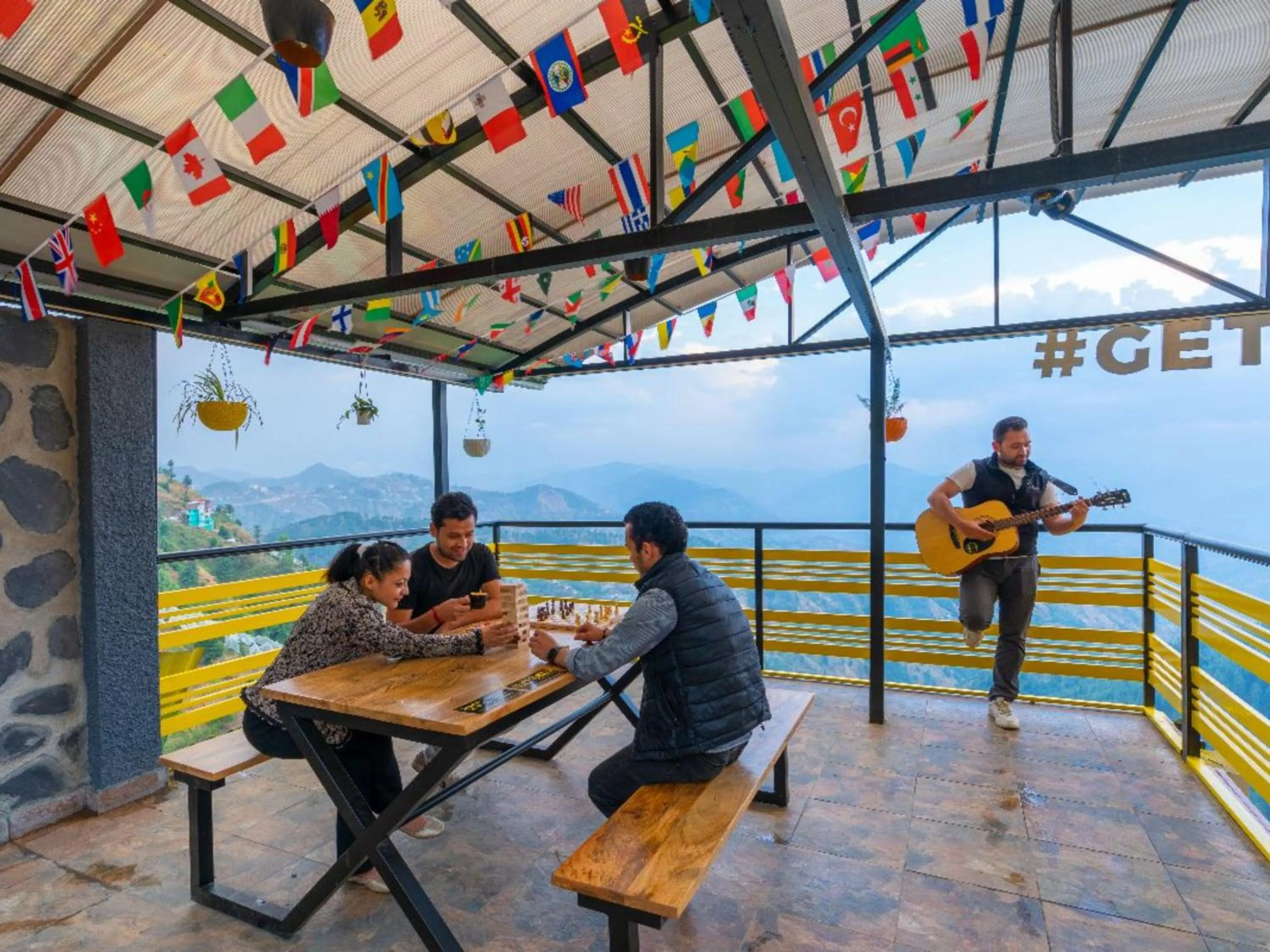 Balcony/Terrace in The Hosteller Kufri, Shimla
