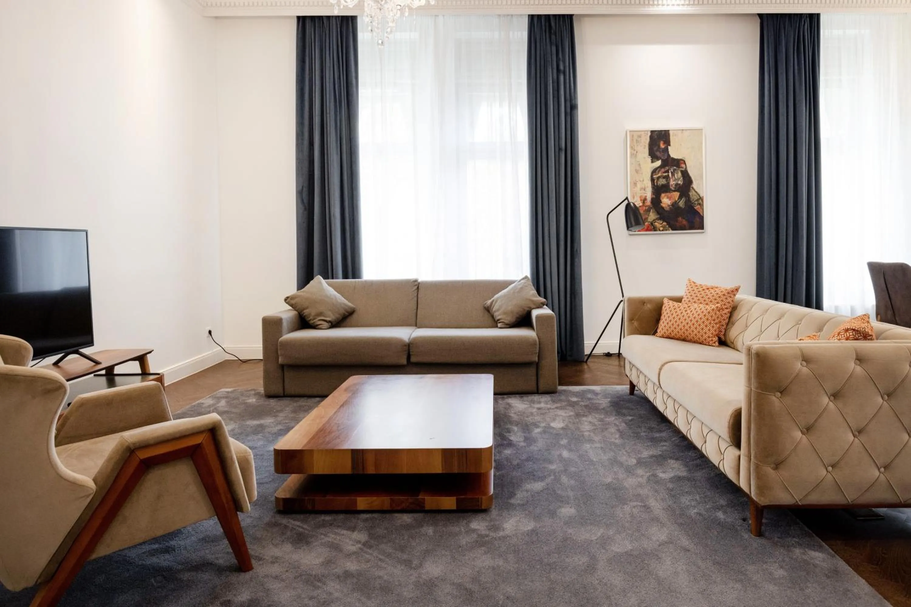 Living room in ZOYA LUXURY RESIDENCE