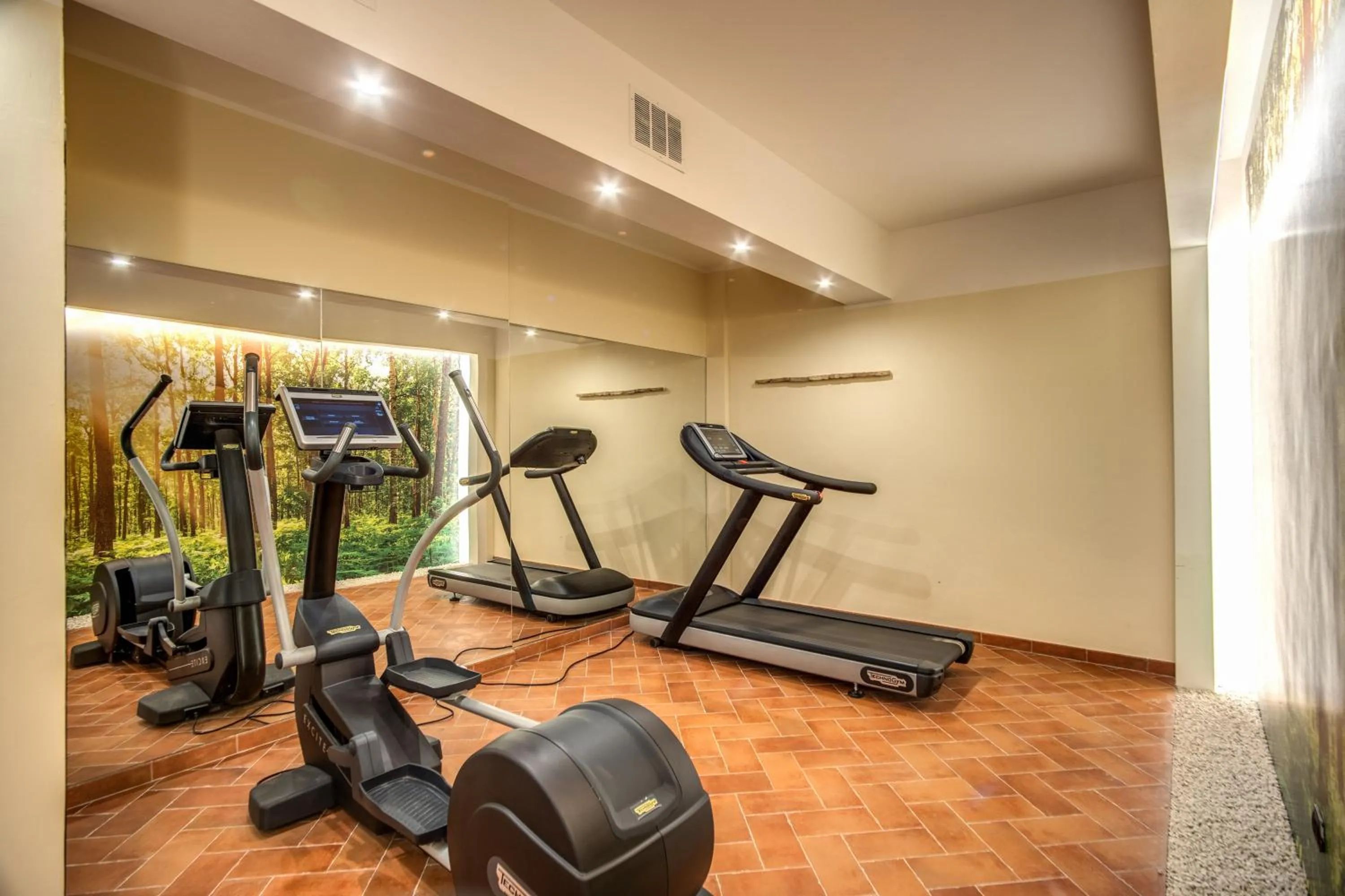 Fitness centre/facilities in Abbazia Collemedio Resort & Spa