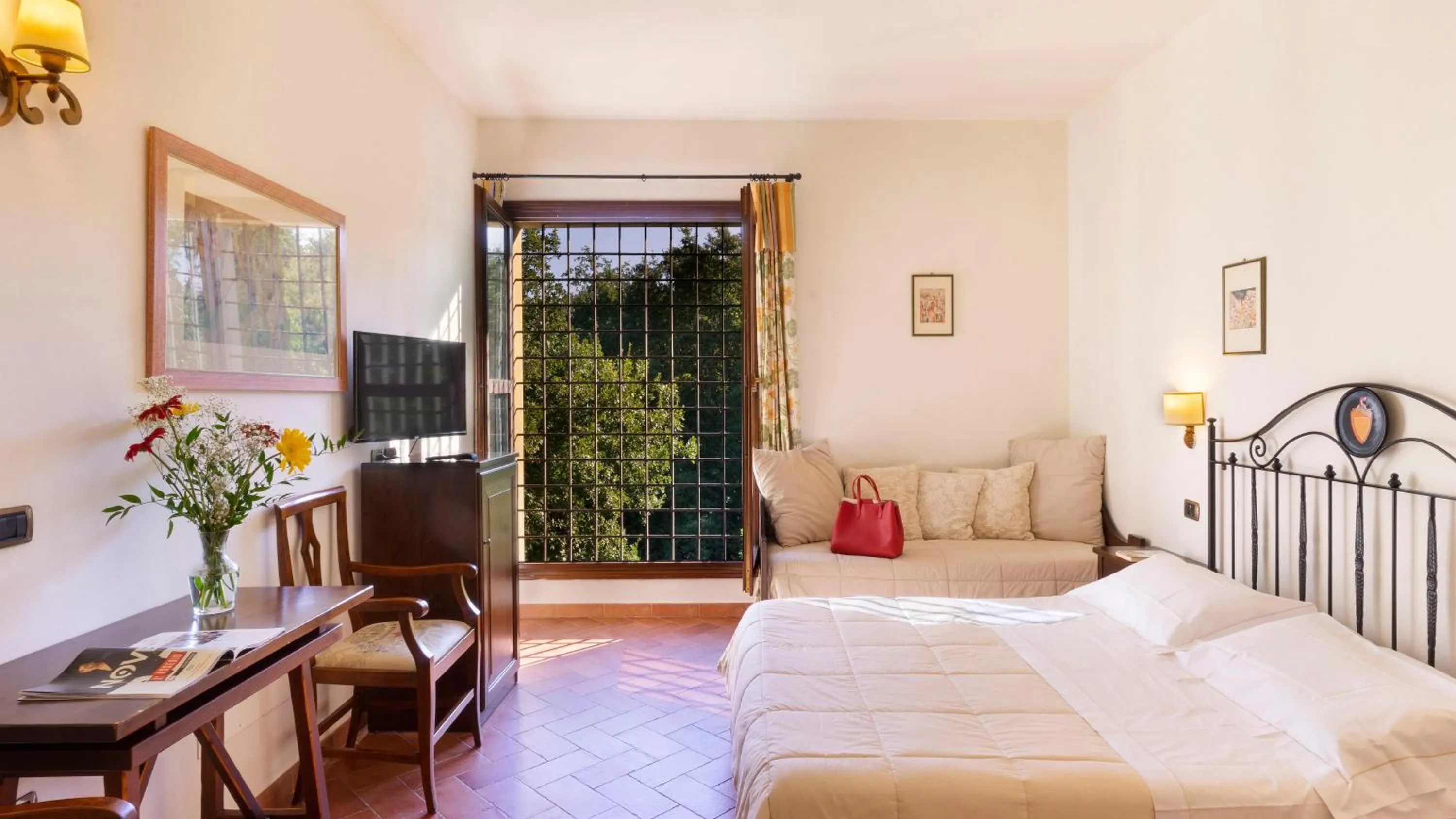 Bed in Abbazia Collemedio Resort & Spa