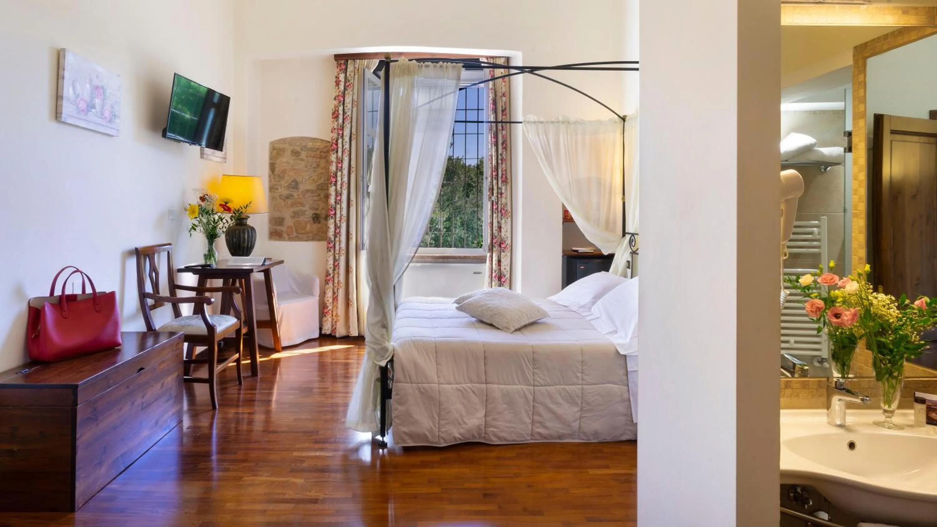 Bed in Abbazia Collemedio Resort & Spa