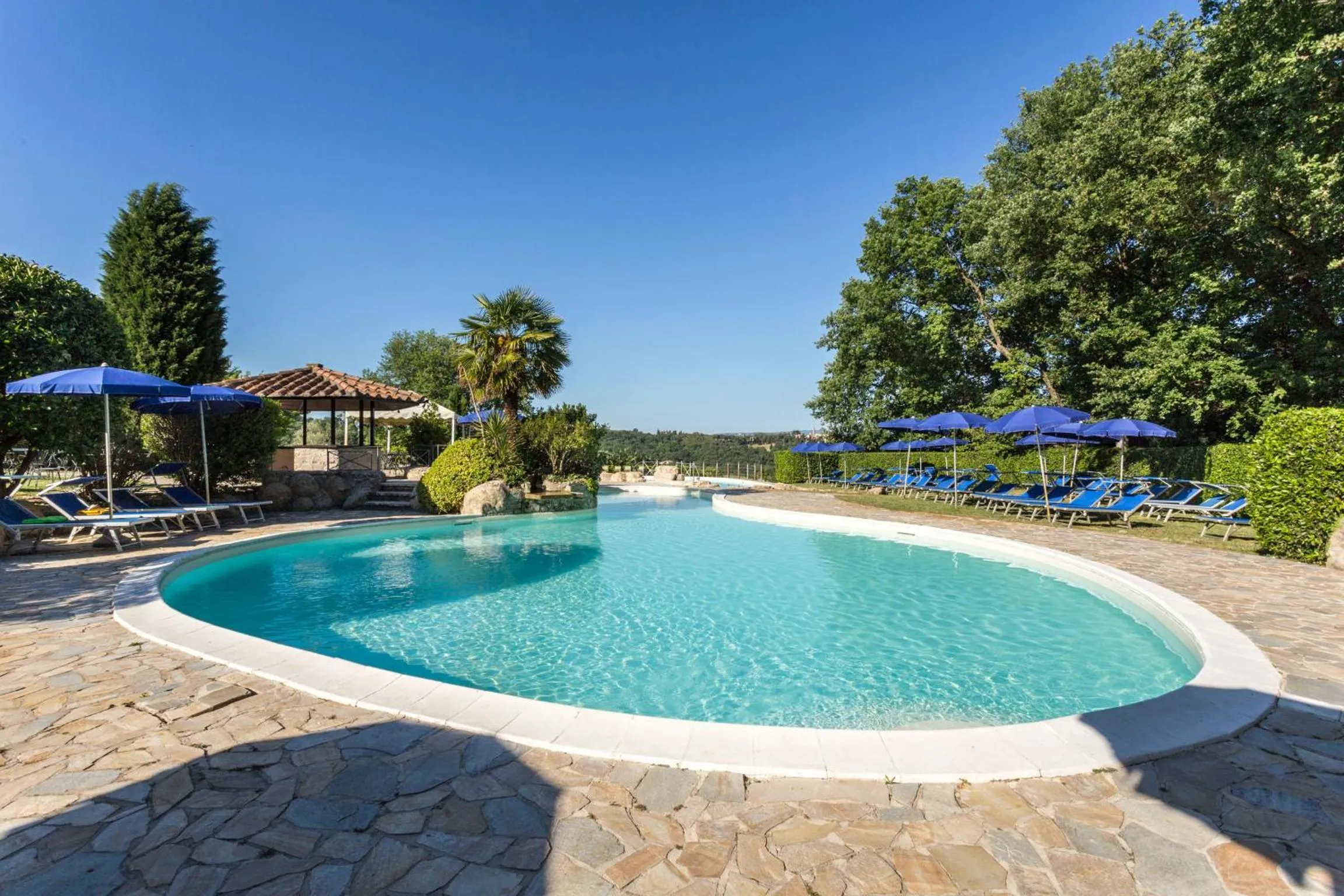 Pool view in Abbazia Collemedio Resort & Spa