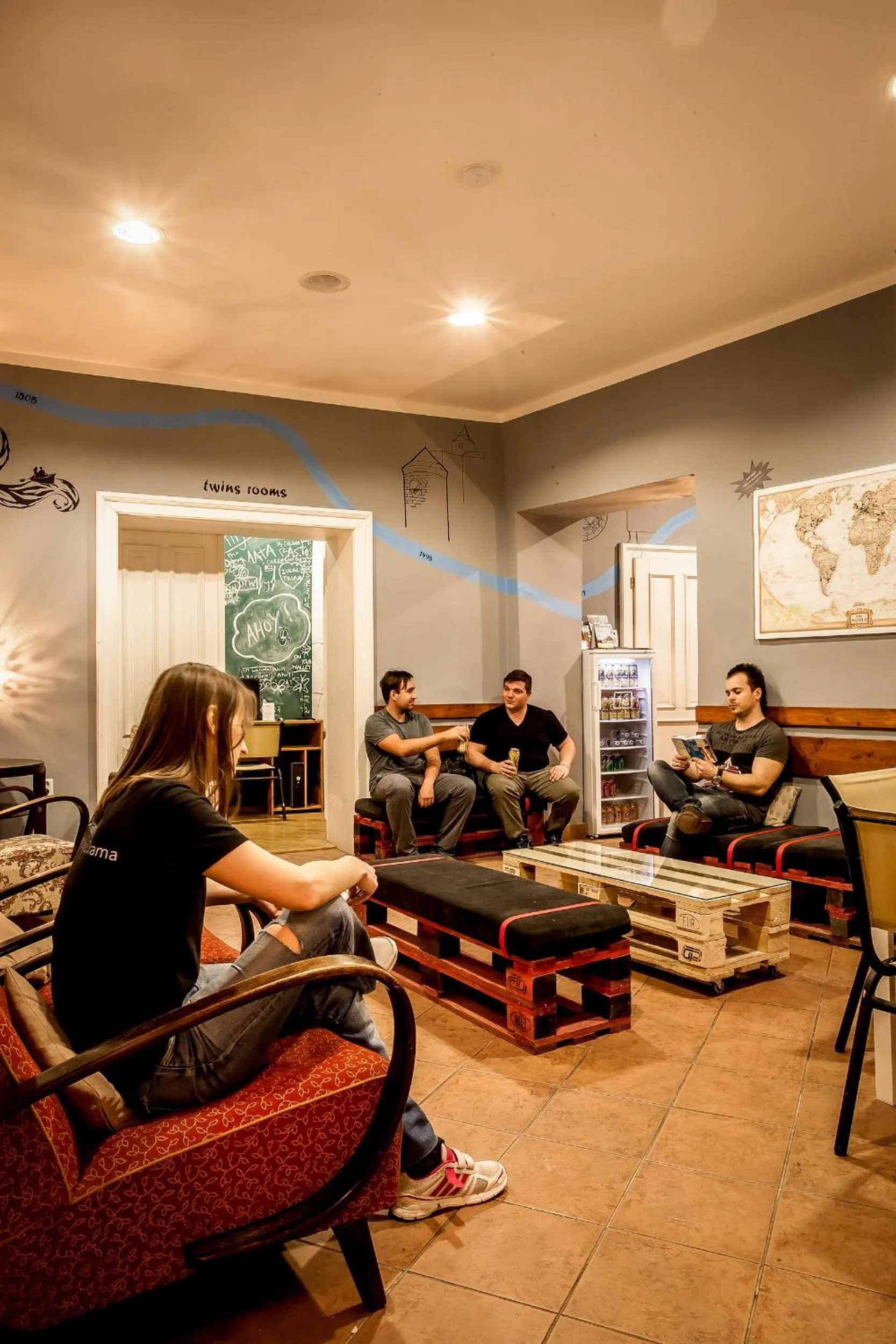 People in Ahoy! Hostel