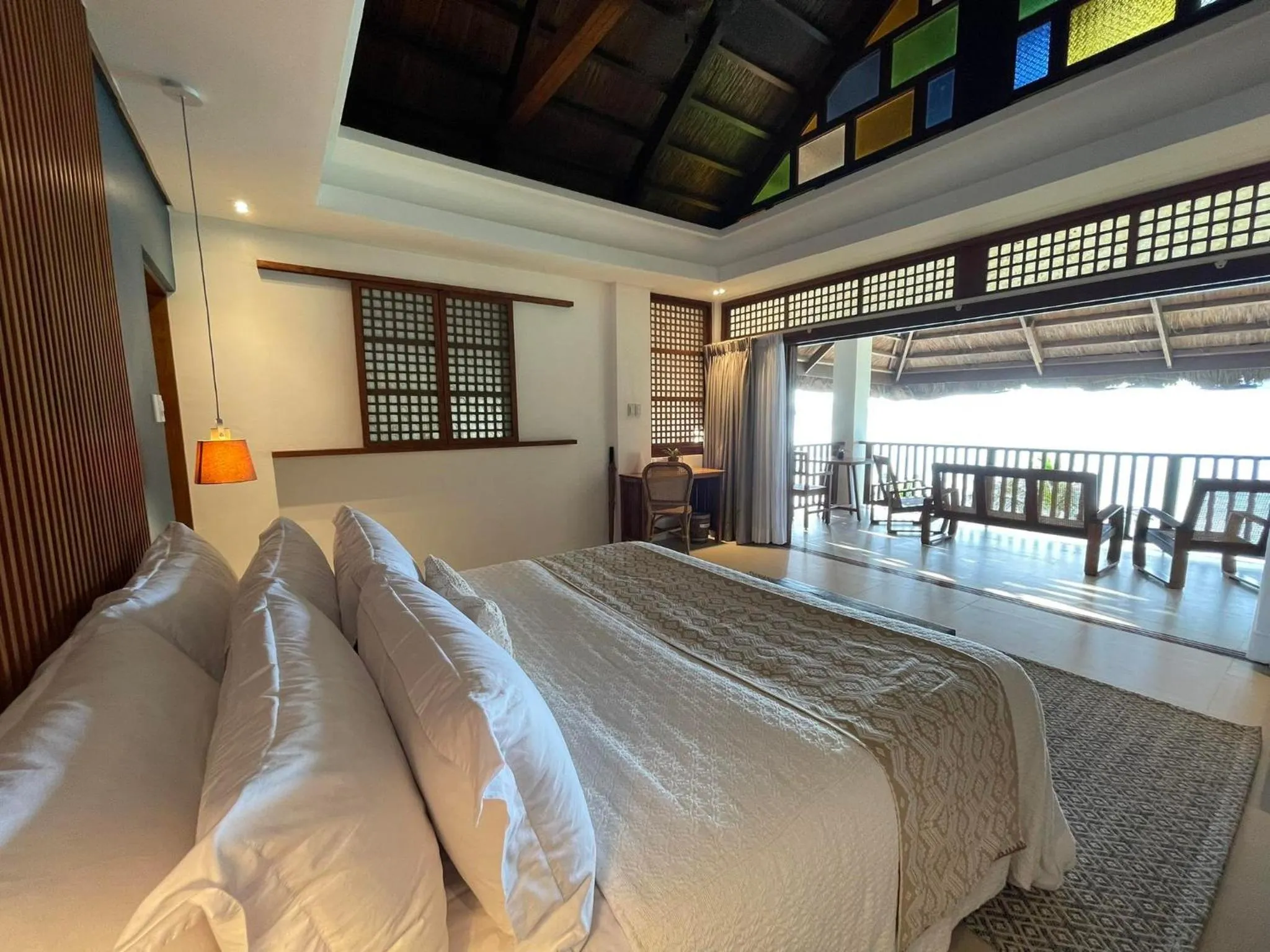 Bed in Mua Tala Hotel El Nido