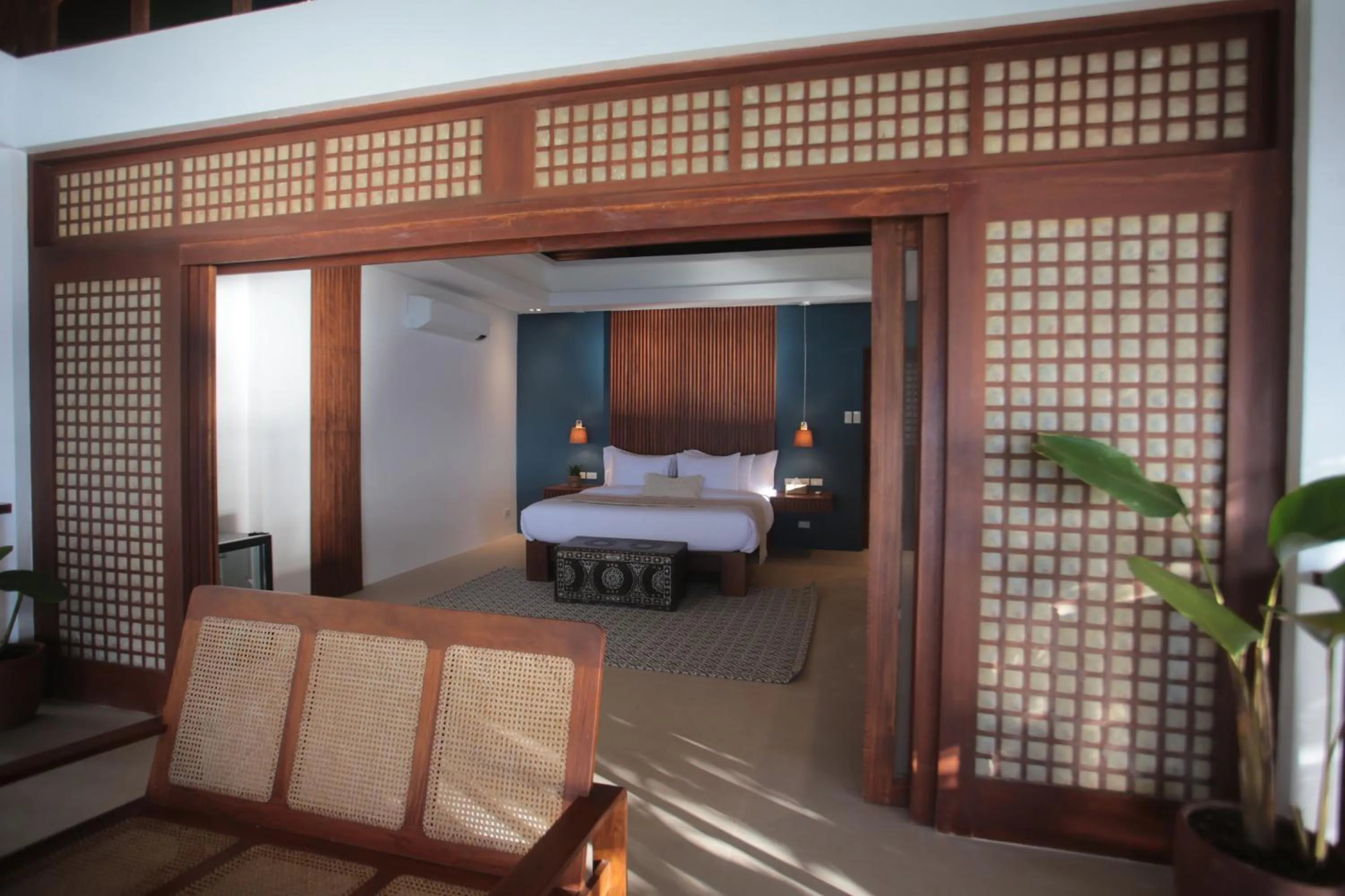 Bed in Mua Tala Hotel El Nido