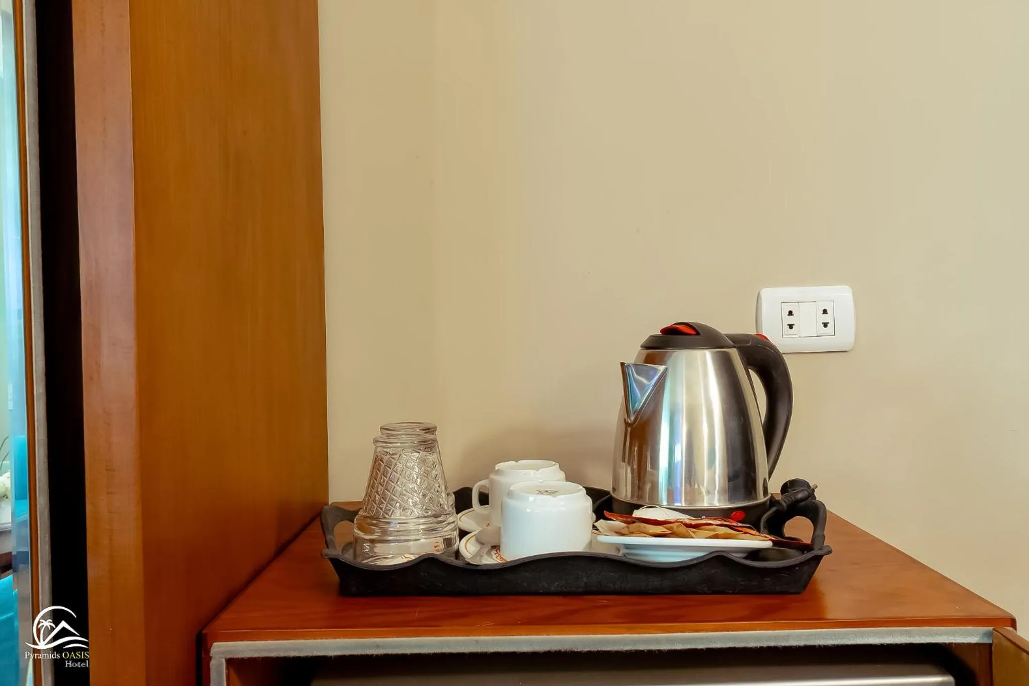 Coffee/tea facilities in Pyramids Oasis Hotel