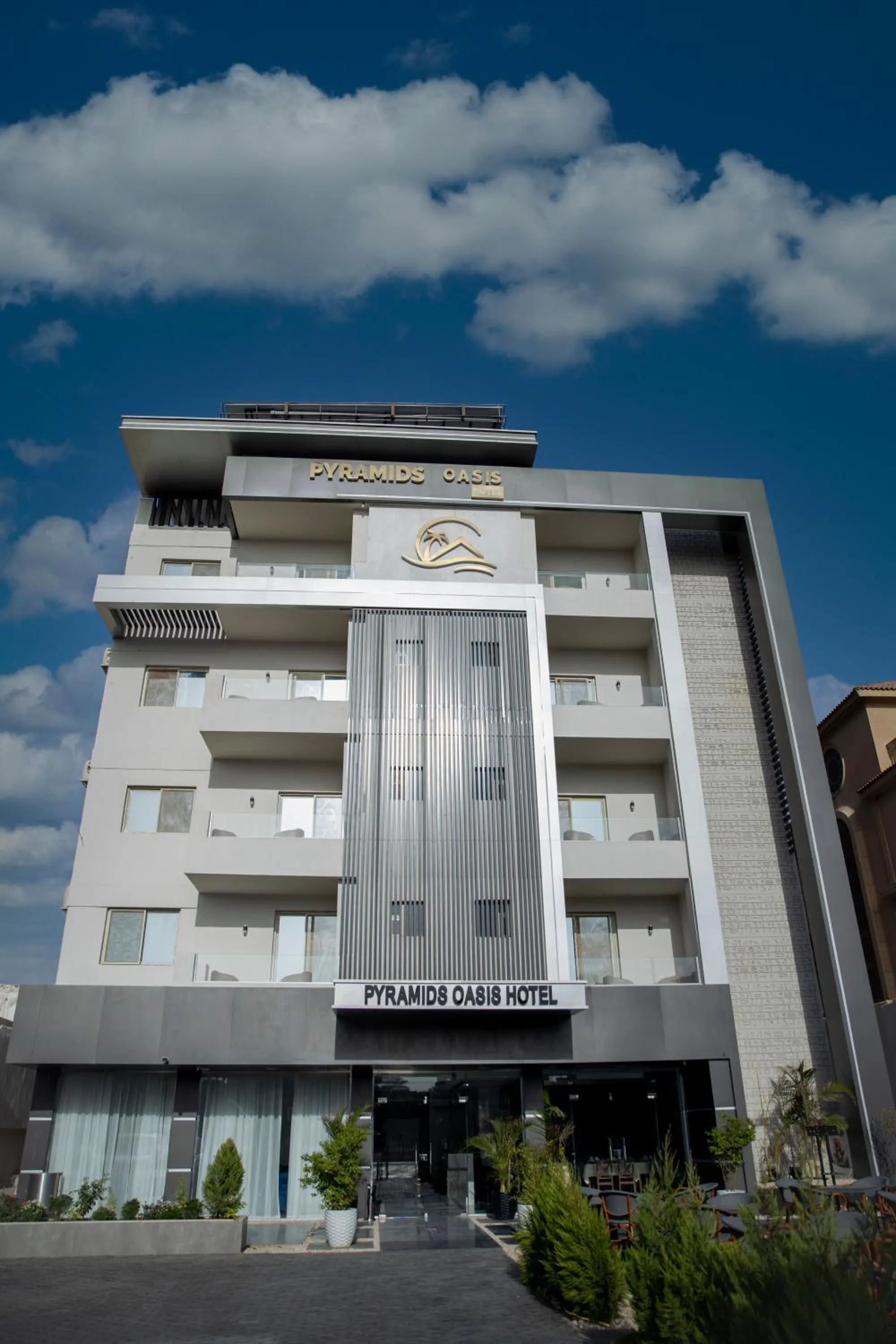 Property building in Pyramids Oasis Hotel