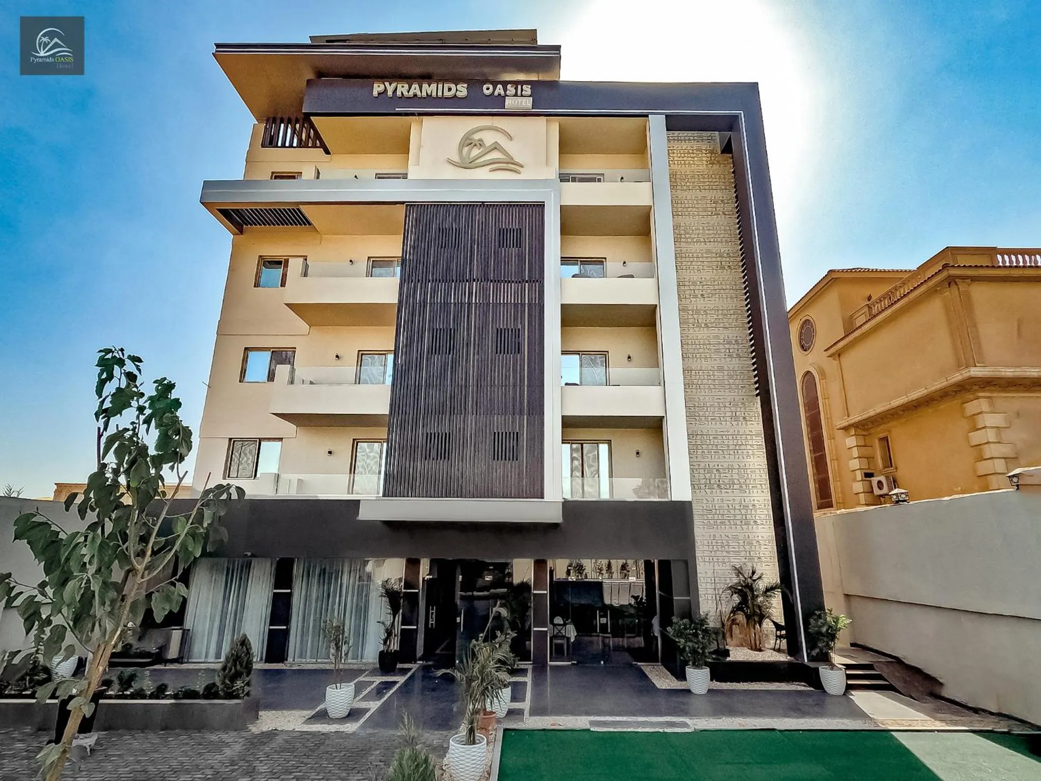 Property building in Pyramids Oasis Hotel