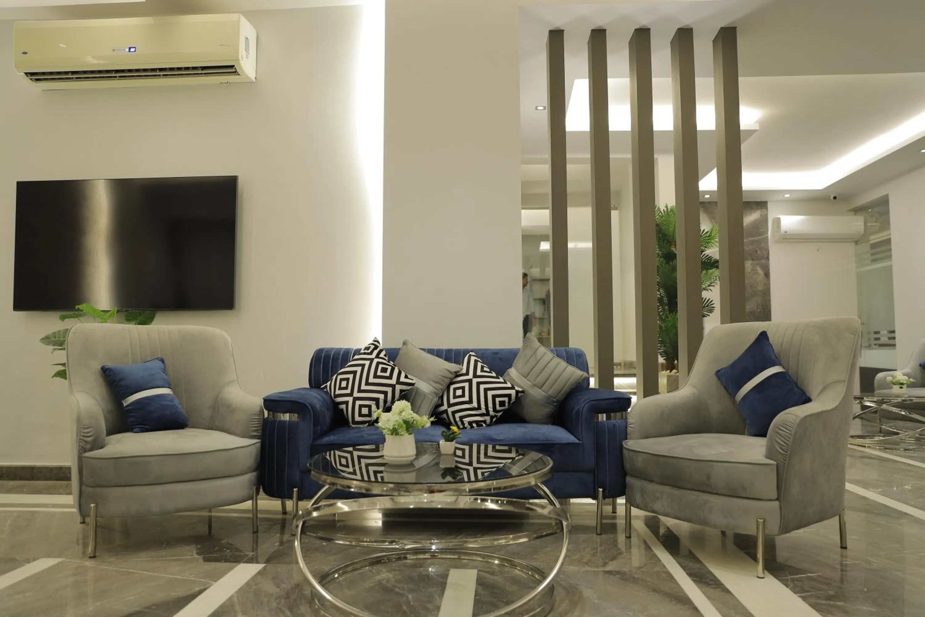 Seating area in Pyramids Oasis Hotel