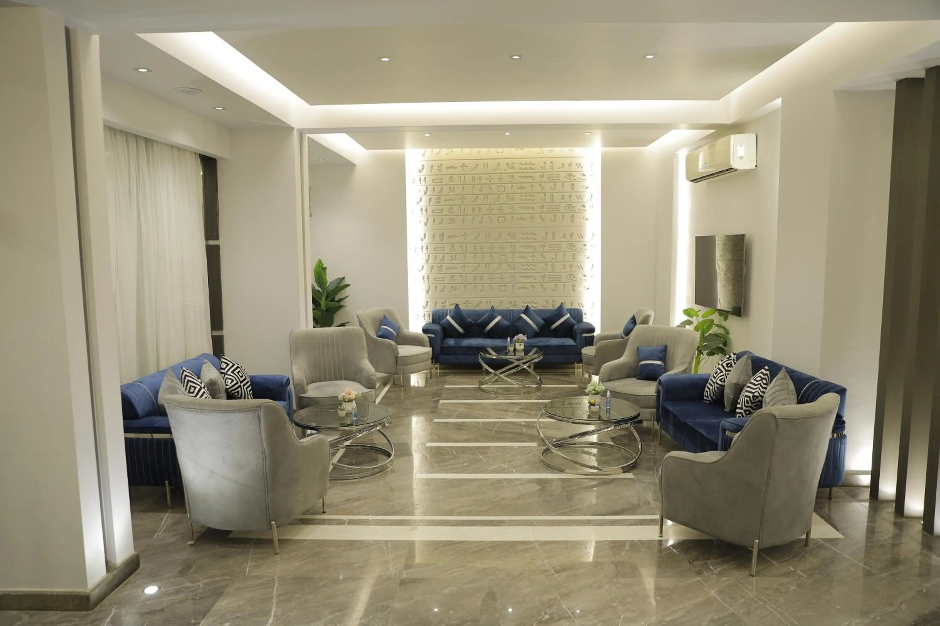 Lobby or reception in Pyramids Oasis Hotel