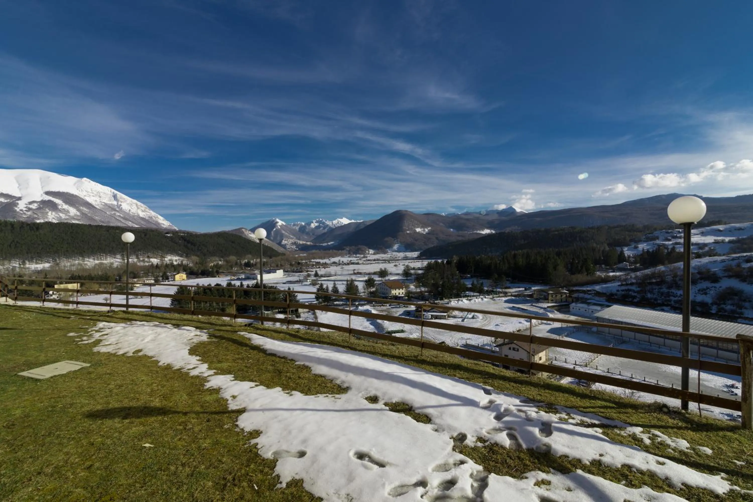Mountain view in Hotel Pinguino