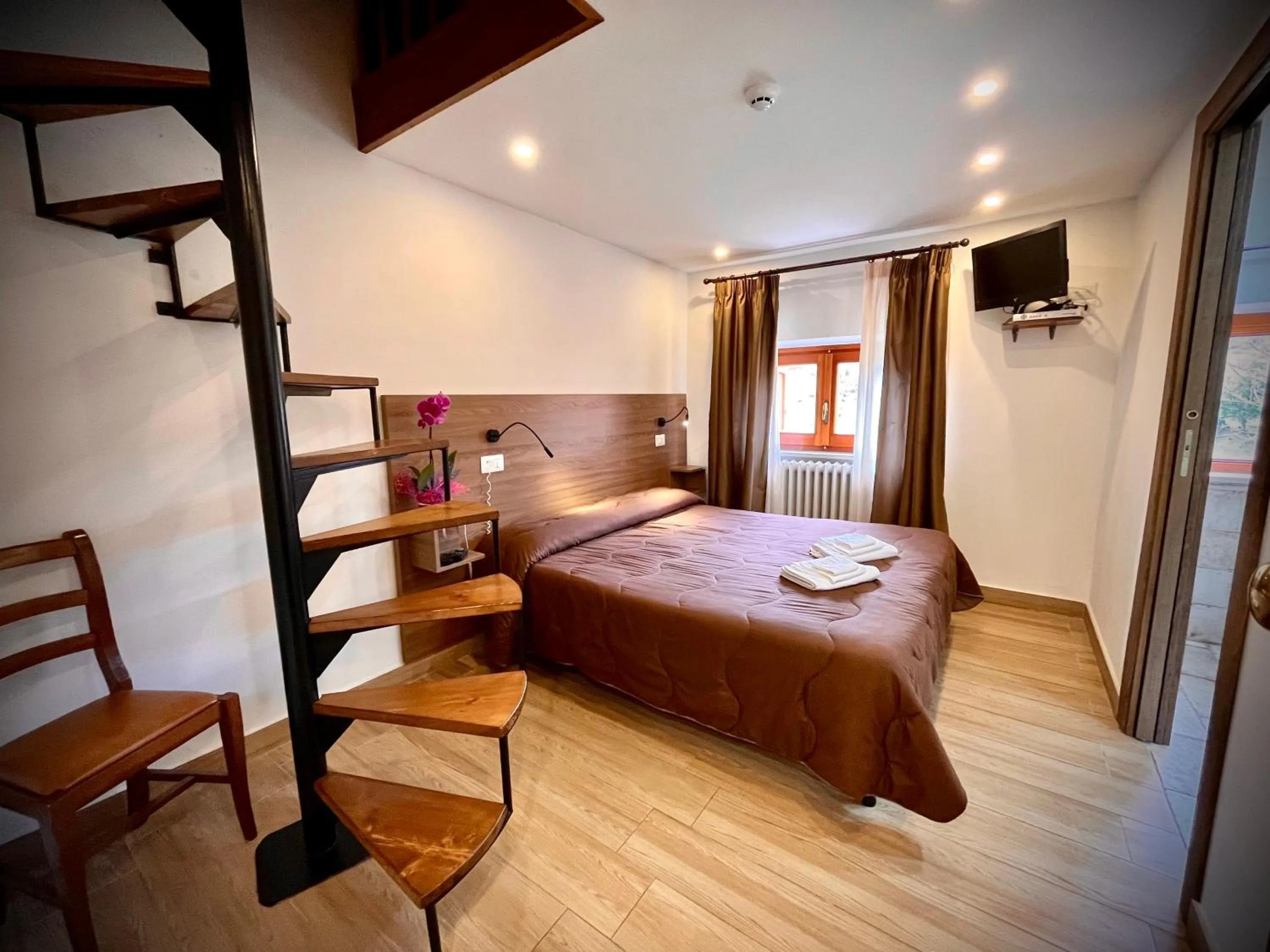 Bed in Hotel Pinguino