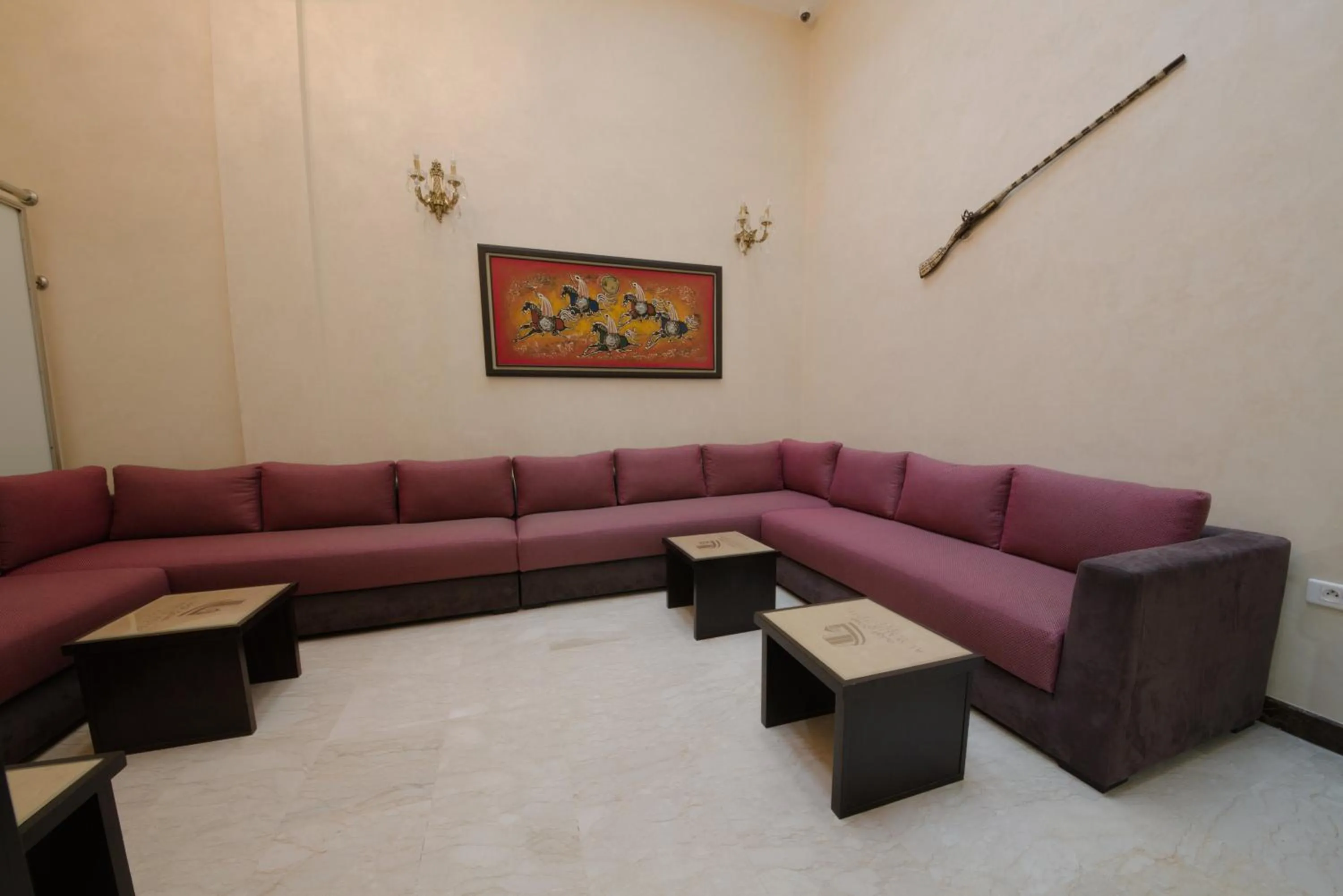 Seating area in Hotel Al Walid