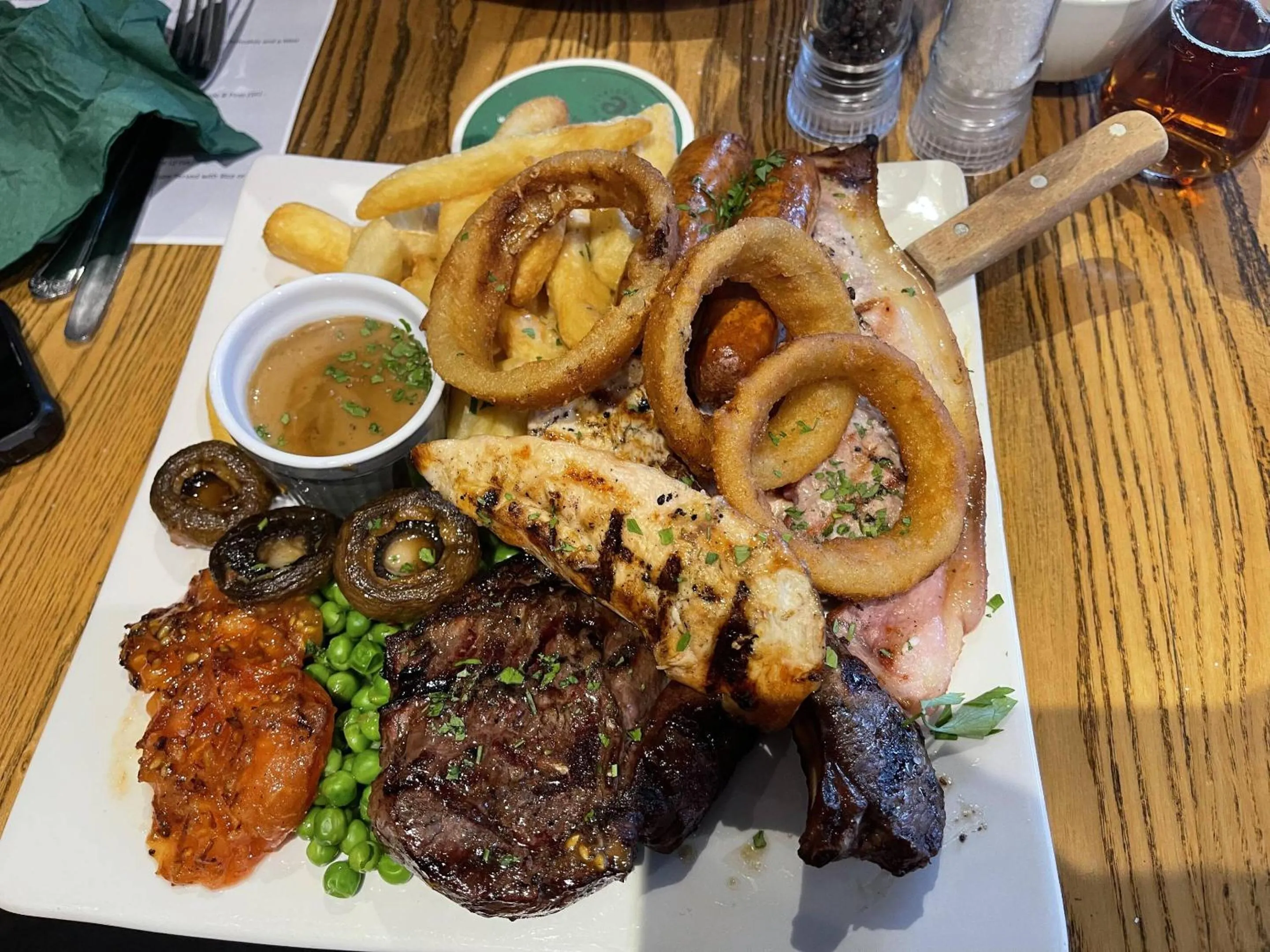 Dining area in The Bull Hotel