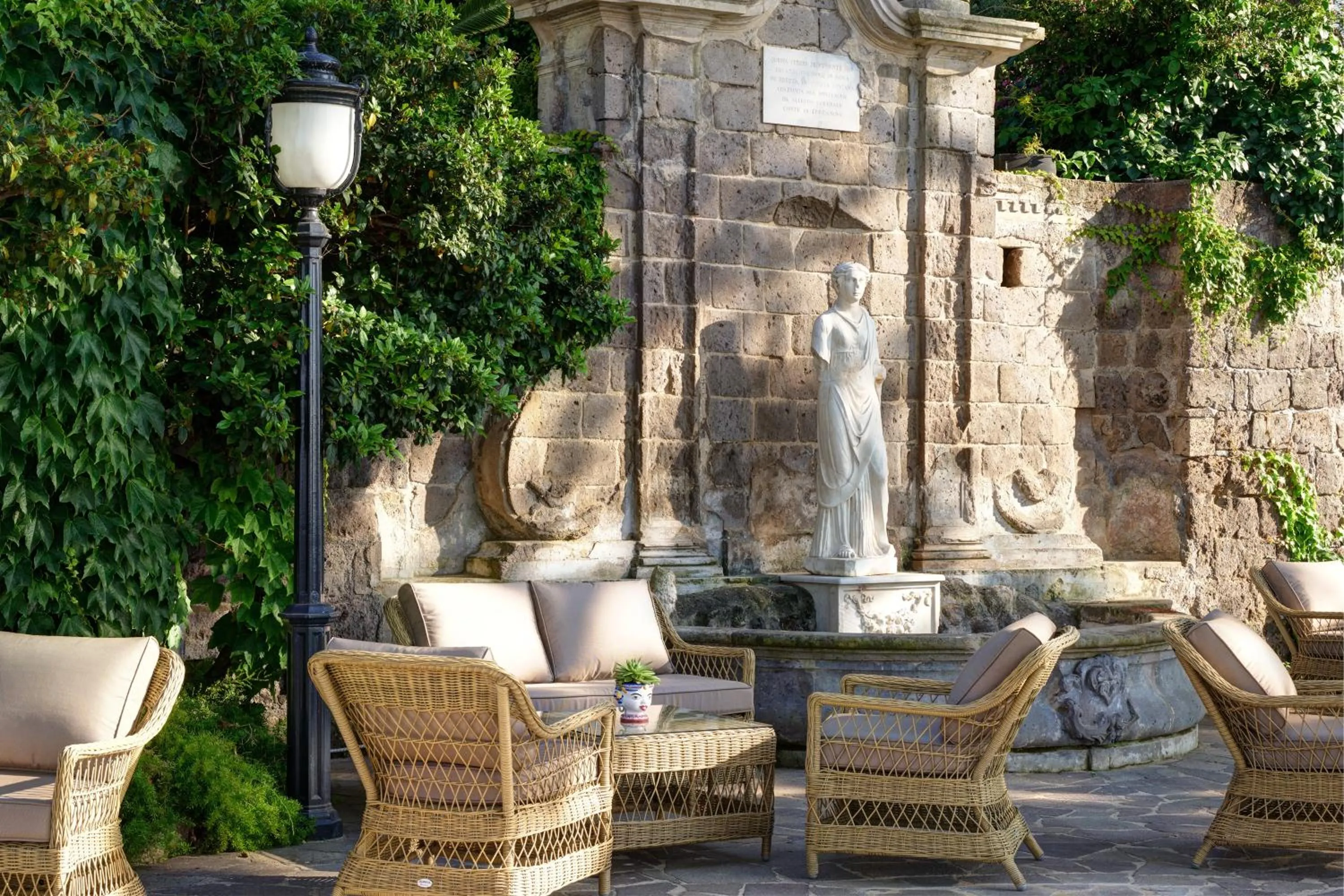 Garden in Grand Hotel Ambasciatori