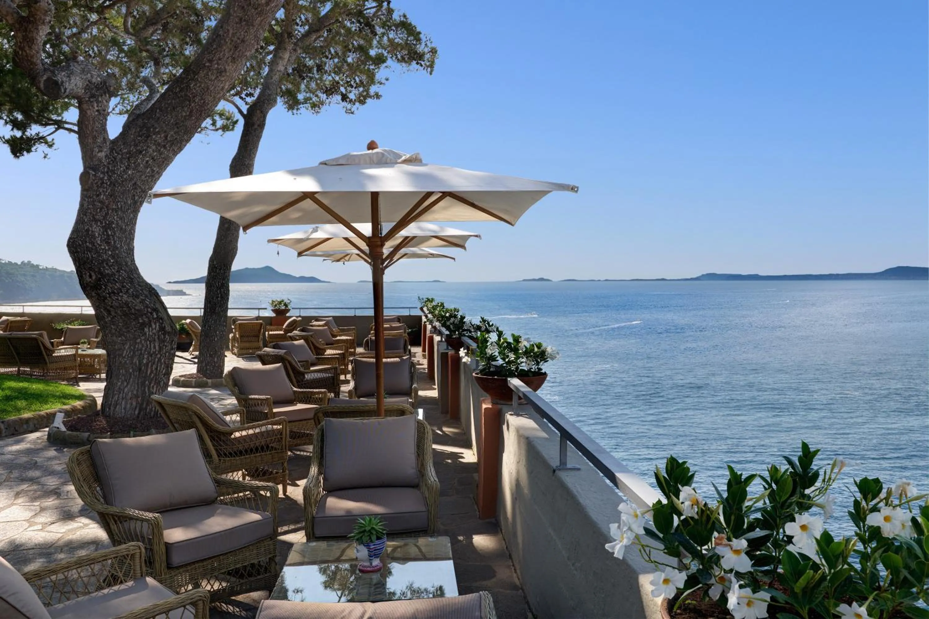 Balcony/Terrace in Grand Hotel Ambasciatori