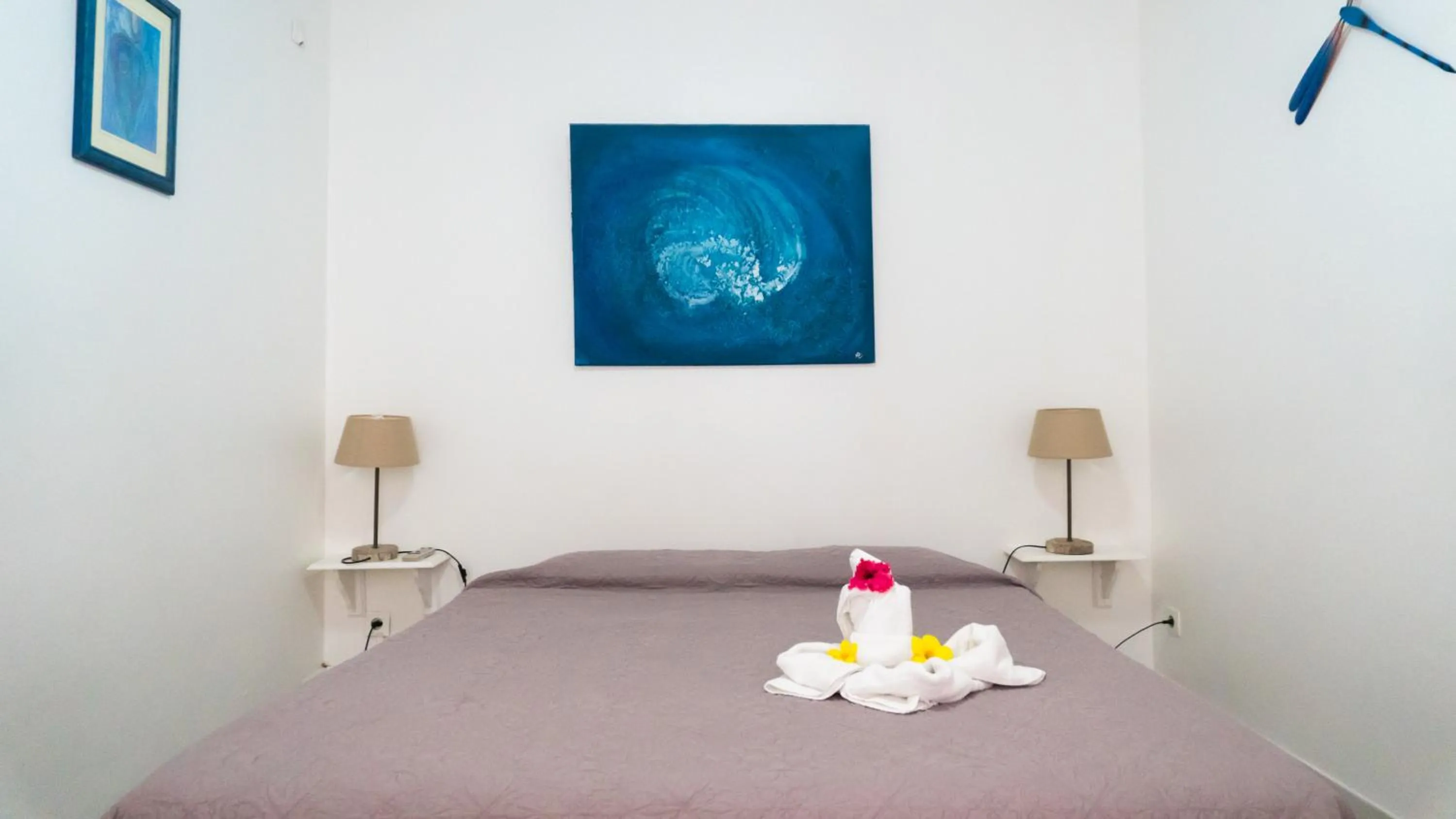 Bedroom, Bed in Residence Les Cayalines