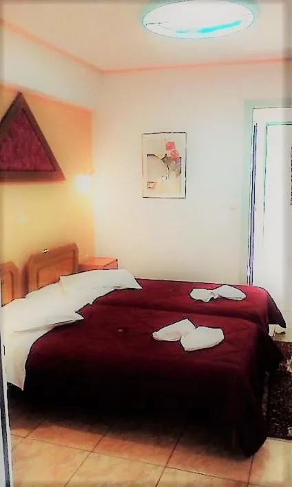 Bed in delphi aiolos center hotel panoramic view&yoga harmony hotel&rooms