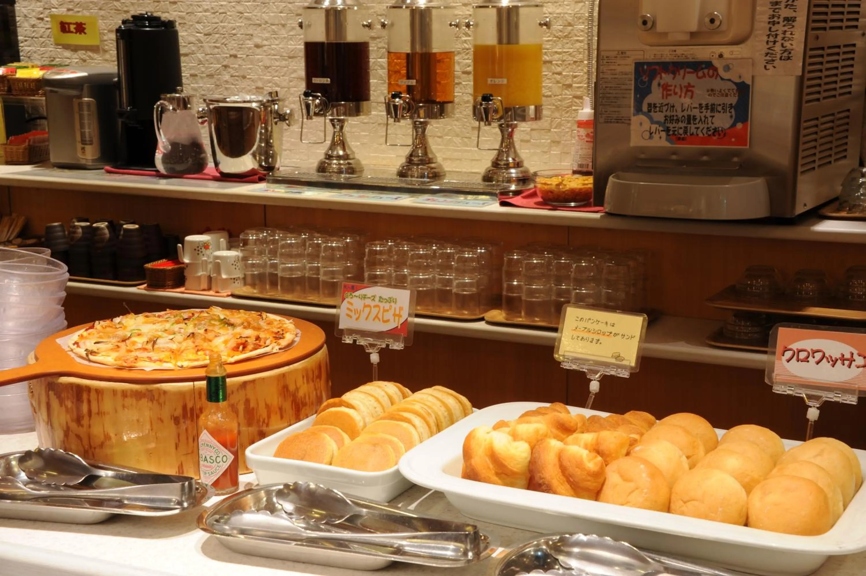 Food and drinks in Kikunan Onsen Yubel Hotel