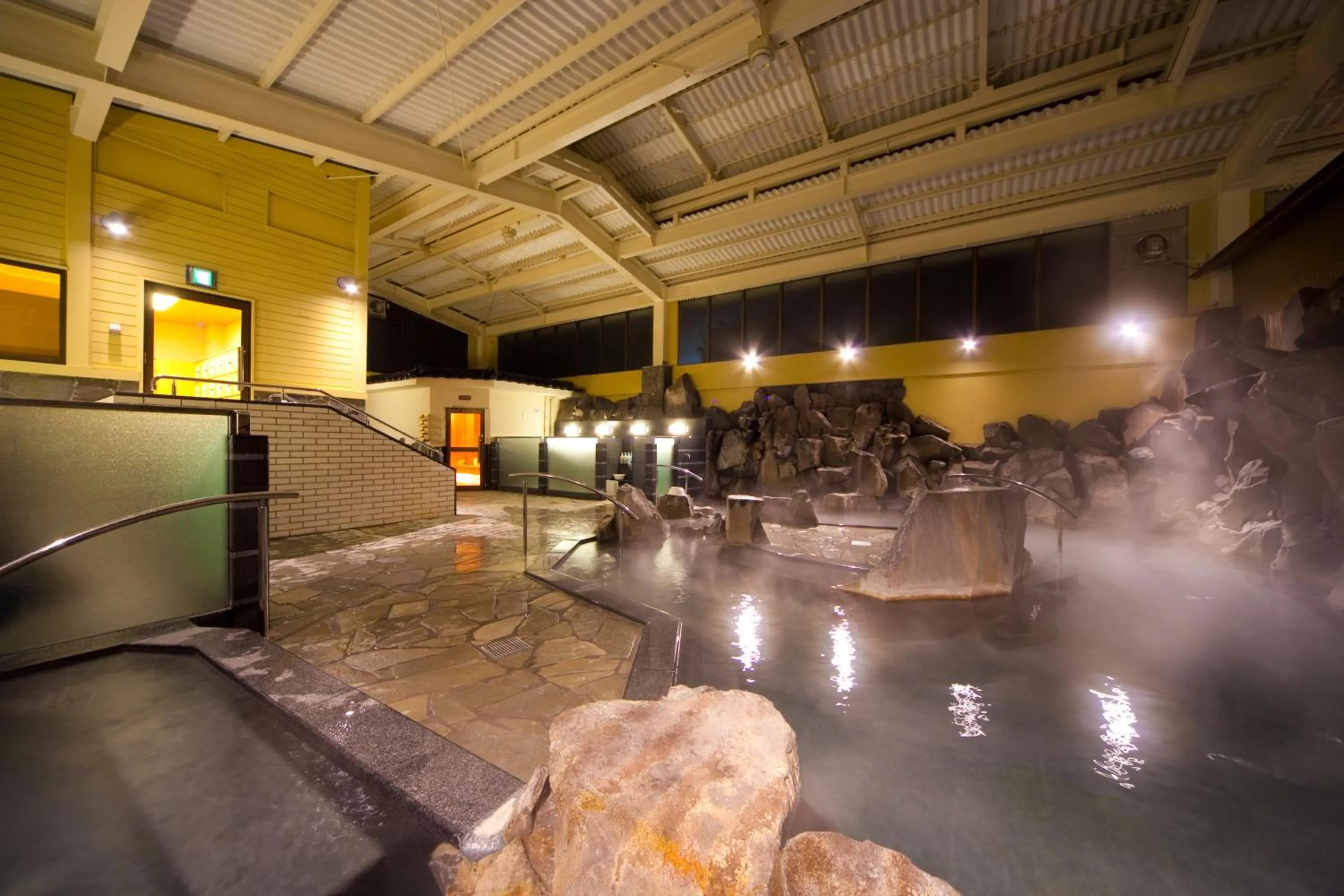 Hot Spring Bath in Kikunan Onsen Yubel Hotel