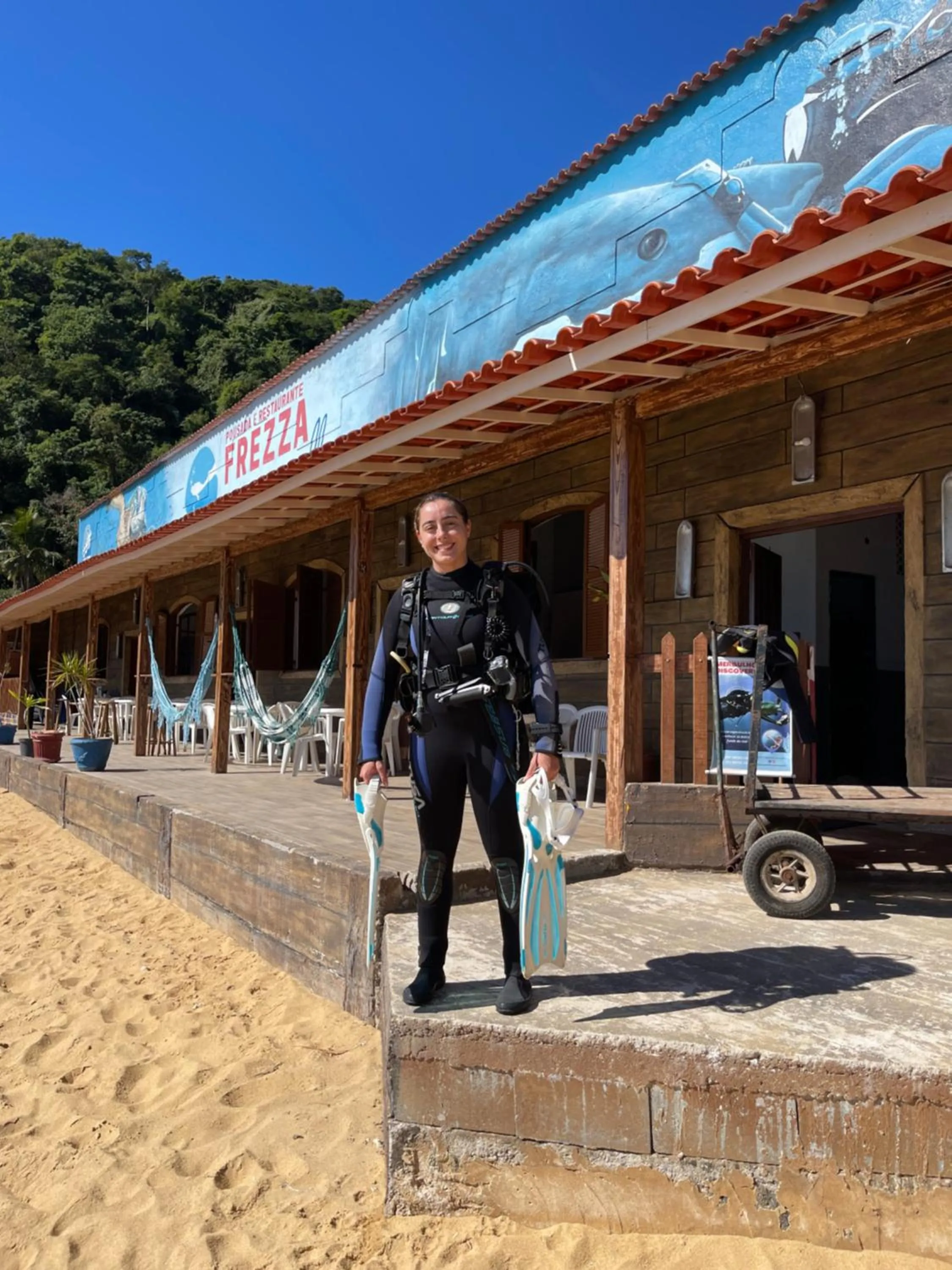 Property building in Pousada Frezza Mergulho