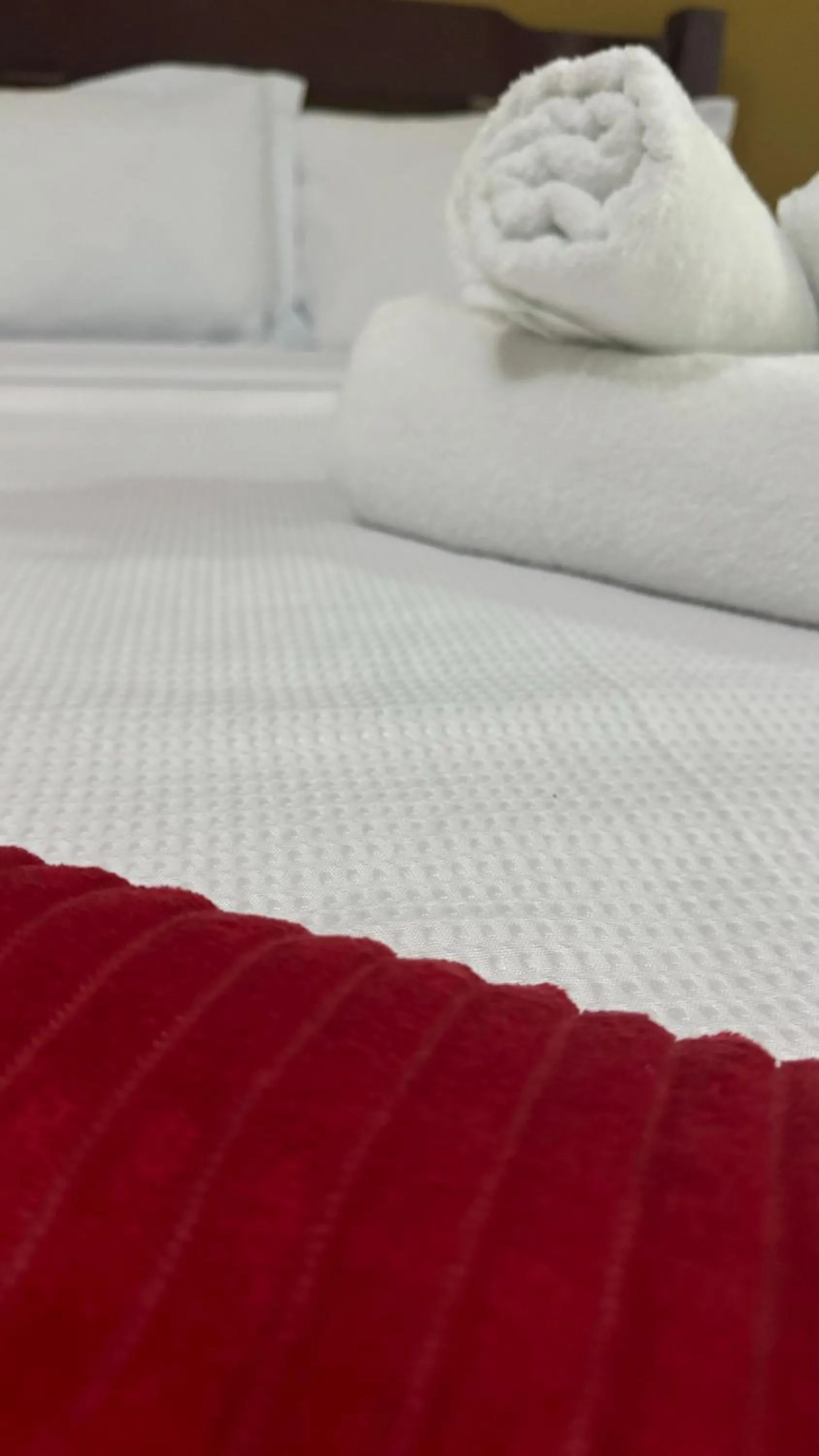 Bed in Pousada Frezza Mergulho