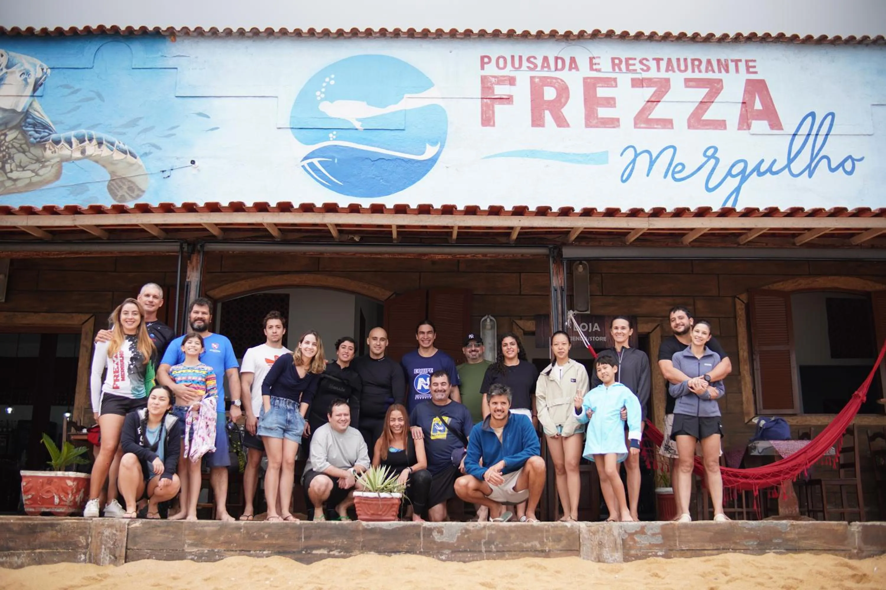 Facade/entrance in Pousada Frezza Mergulho