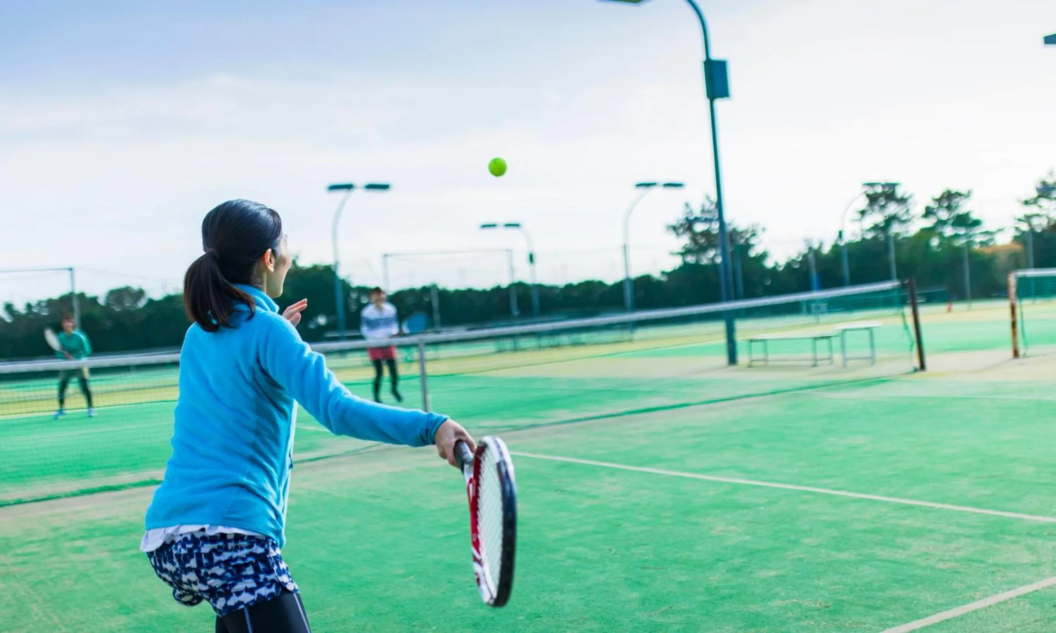 Tennis court in Oiso Prince Hotel