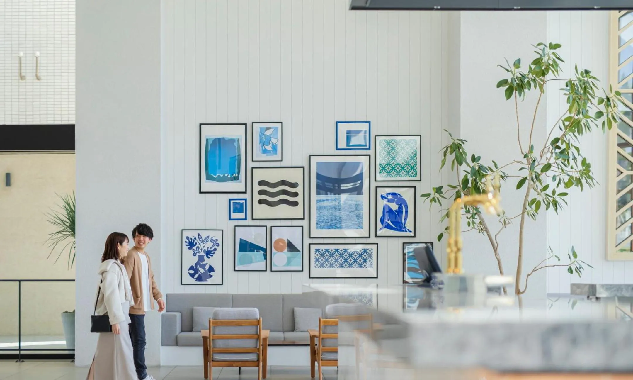 Lobby or reception in Oiso Prince Hotel