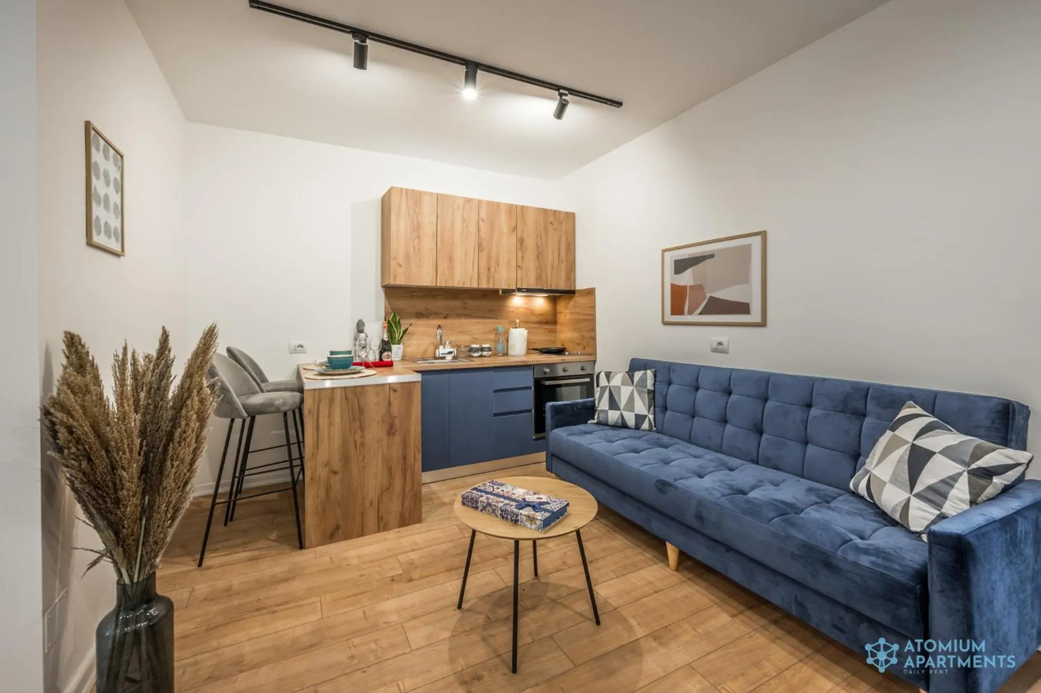 Kitchen or kitchenette in Atomium apartments