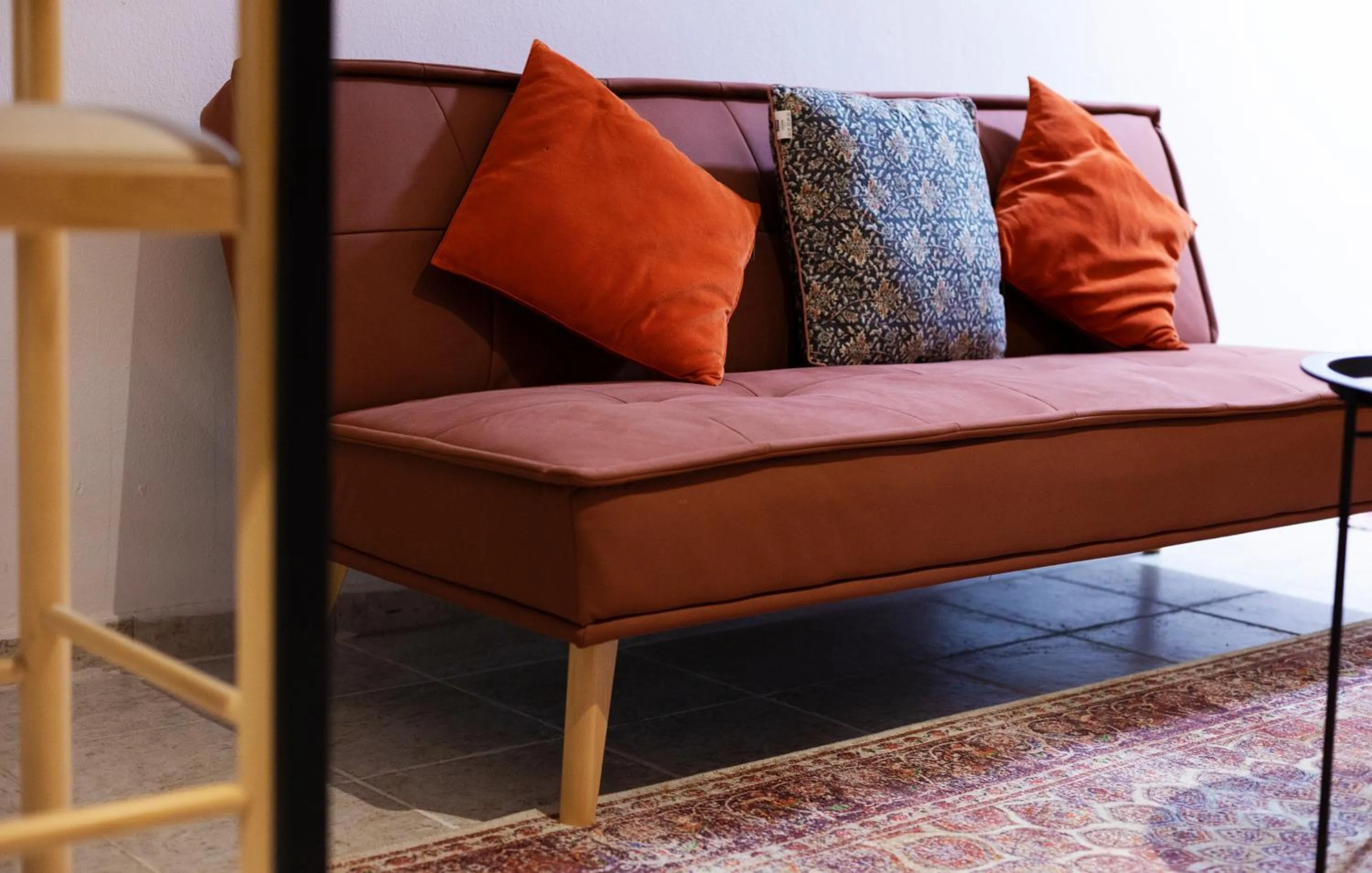 Living room in Atomium apartments