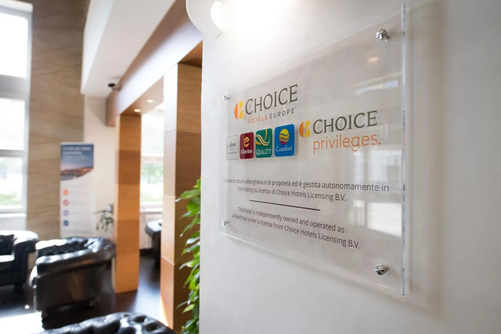 Certificate/Award in Quality Hotel Nova Domus