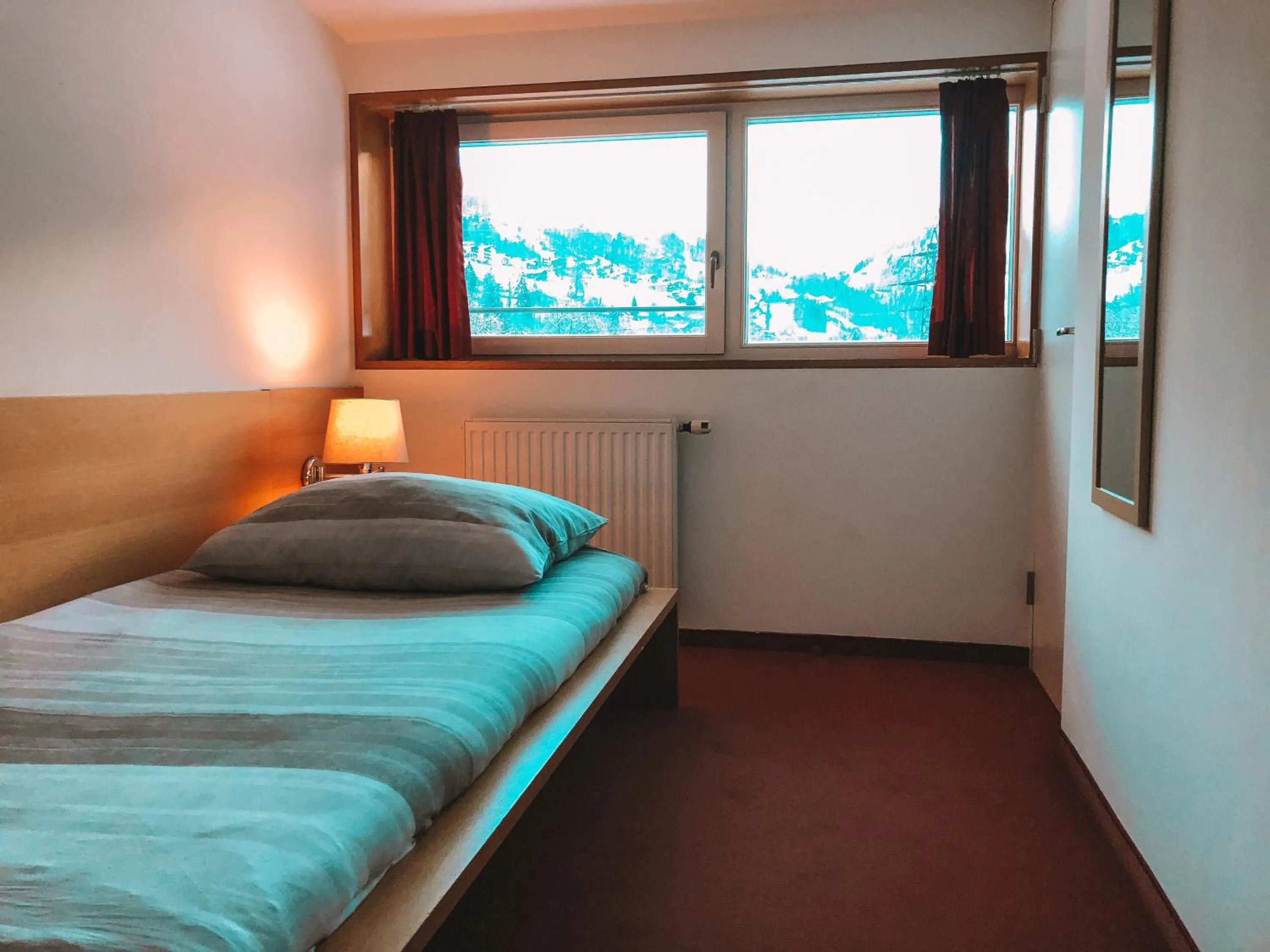 Bed in Green Natural Motel