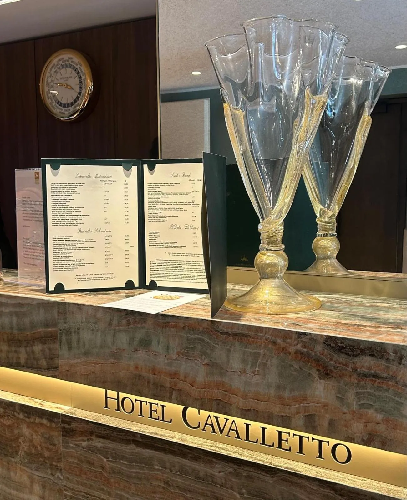 Lobby or reception in Albergo Cavalletto & Doge Orseolo