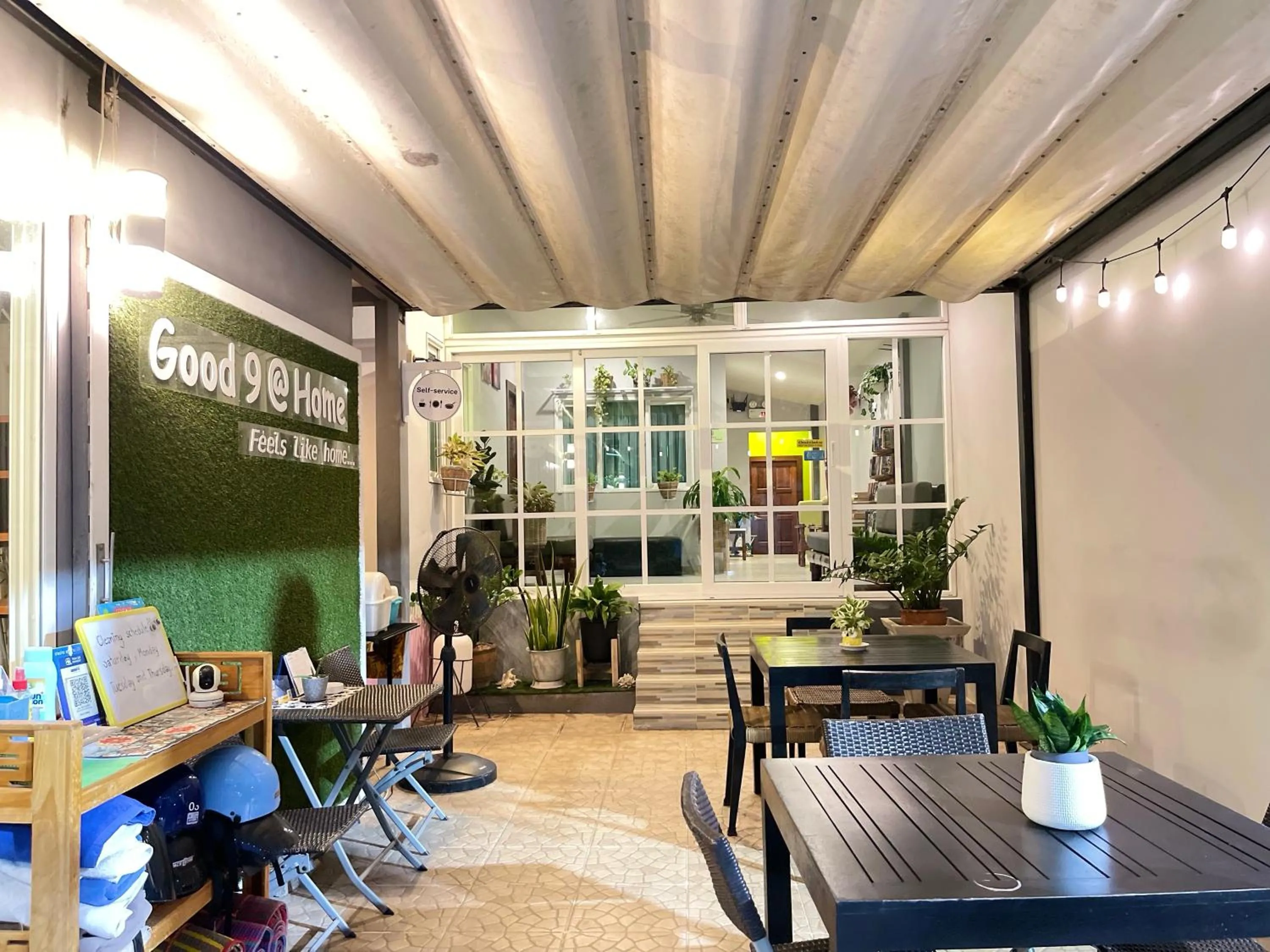 Seating area in Good 9 at Home