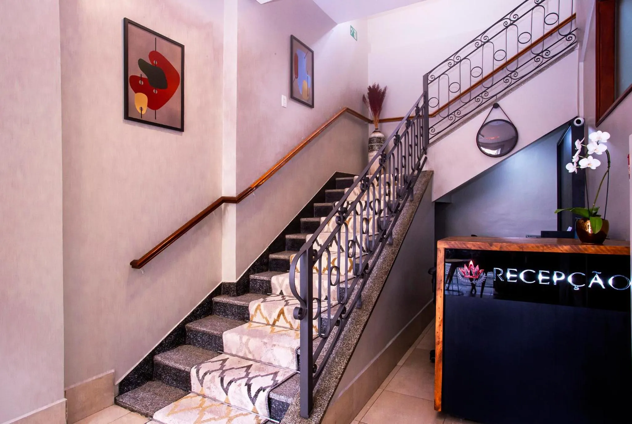 Lobby or reception in Hotel Gambrinus