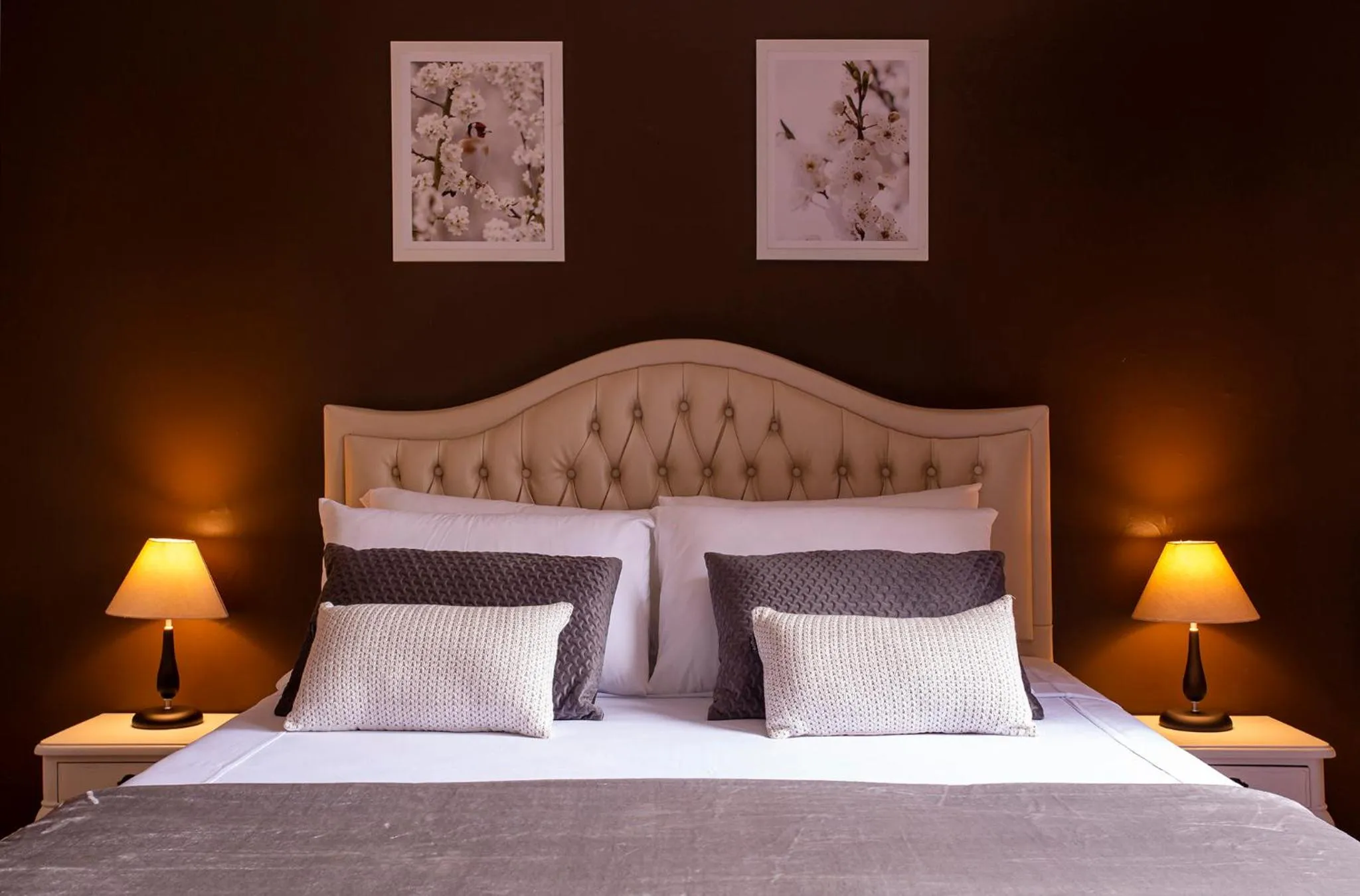 Bed in Hotel Gambrinus