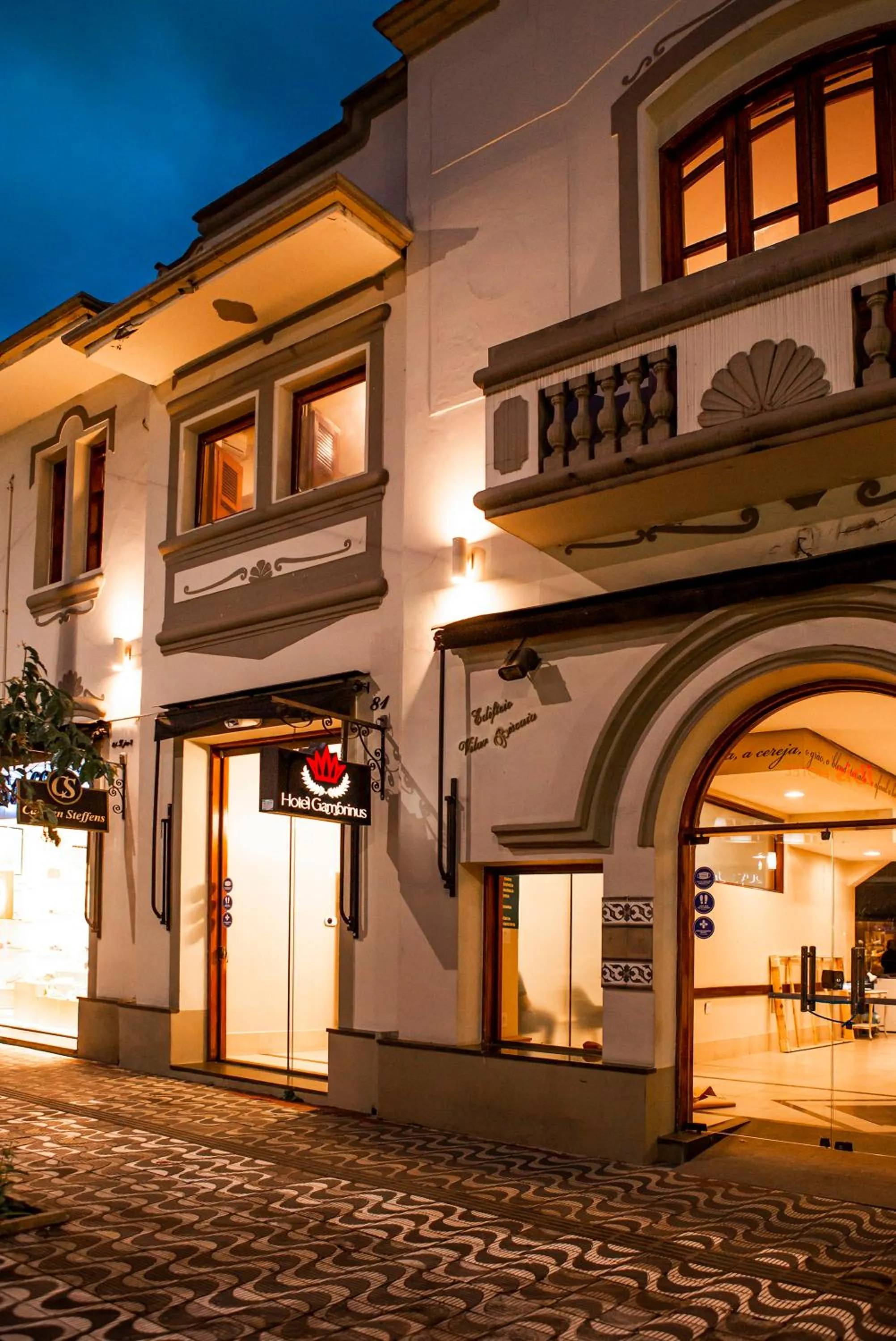 Facade/entrance in Hotel Gambrinus
