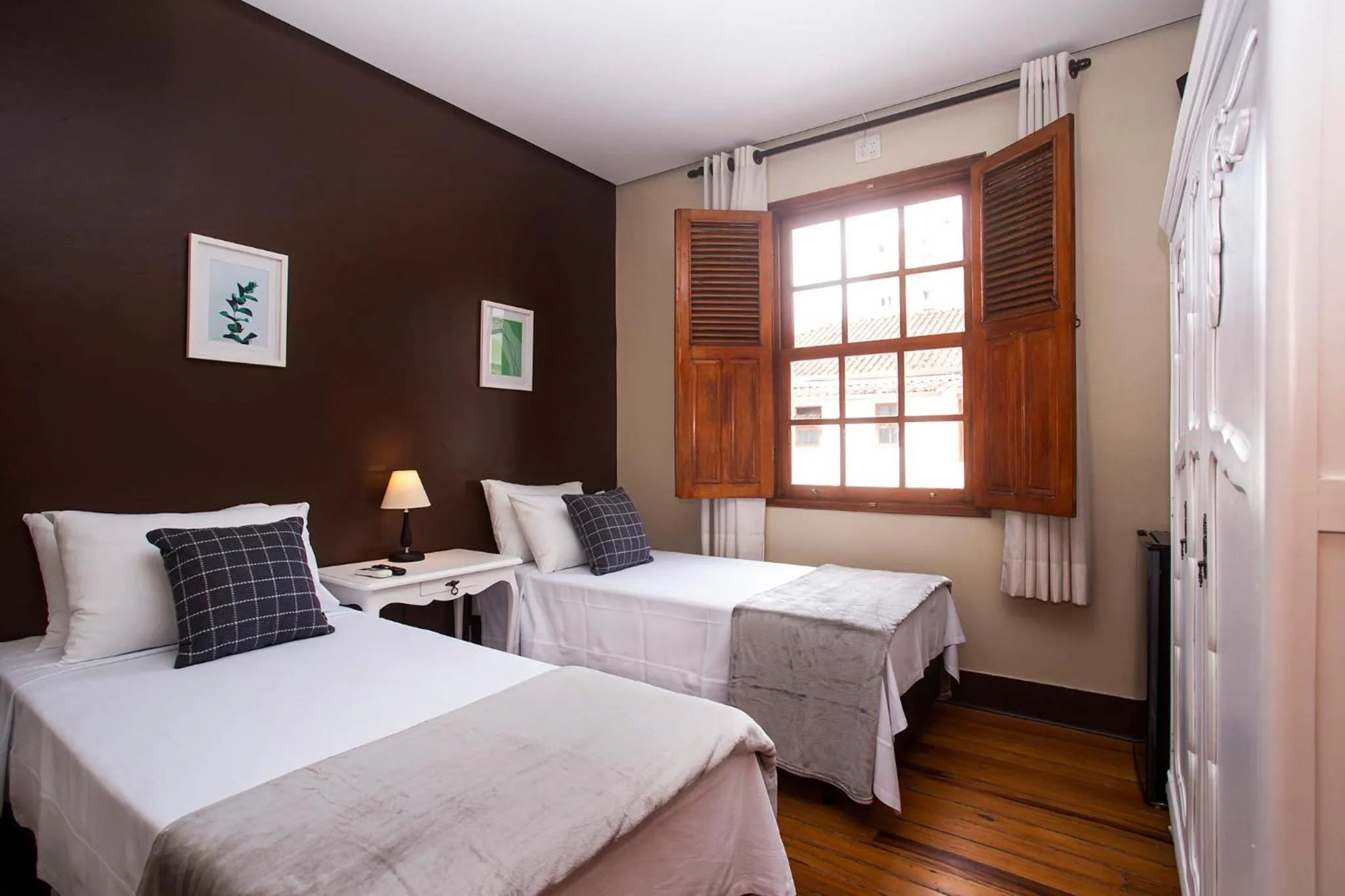 Bed in Hotel Gambrinus